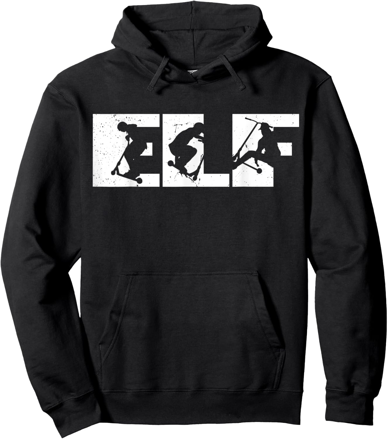 11. Geburtstag Retro Roller Fahrer Scooter Jungs Kinder Hoodie - Hoodie | Black