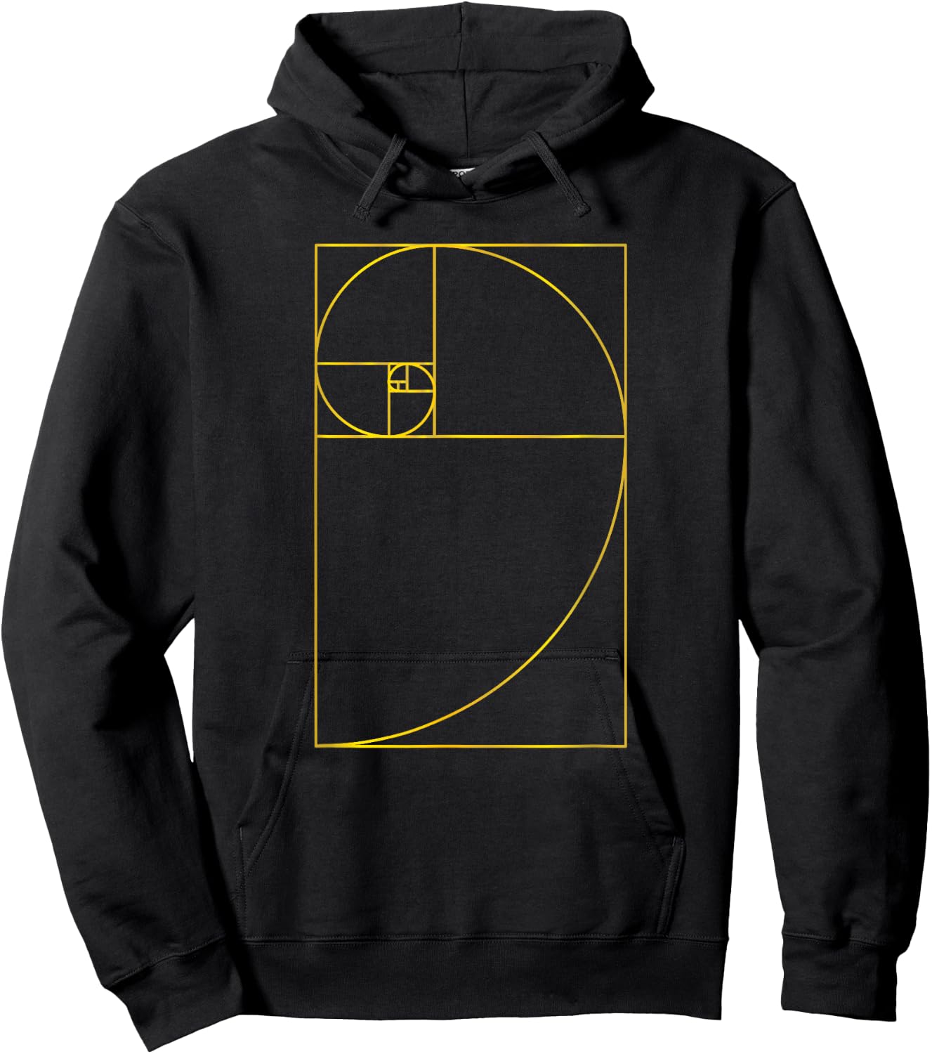 Fibonacci Sequence Golden Ratio Rule Number Fib Think Hoodie - Hoodie | Black