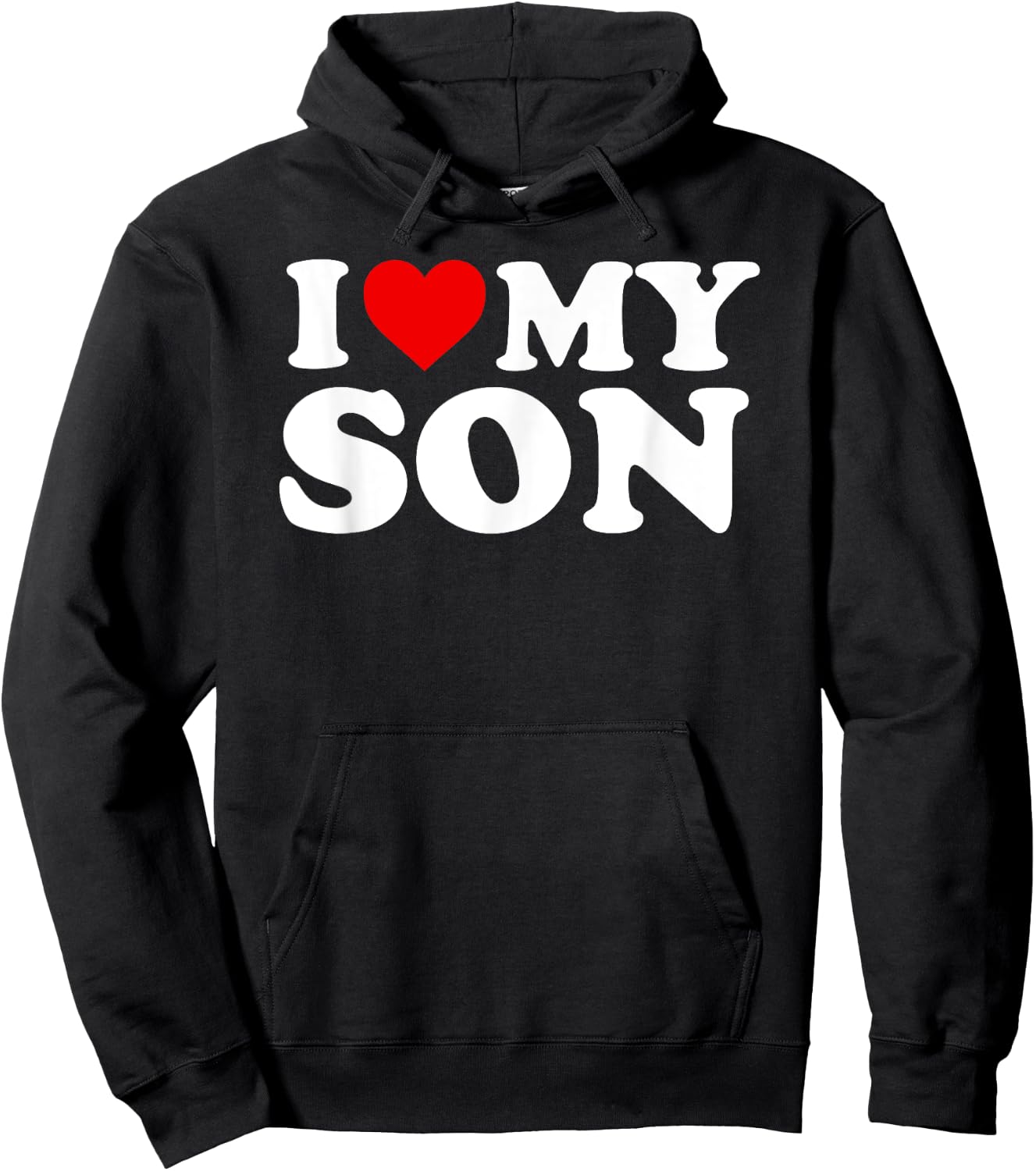 I Love My Son T Shirt Hoodie - Hoodie | Black