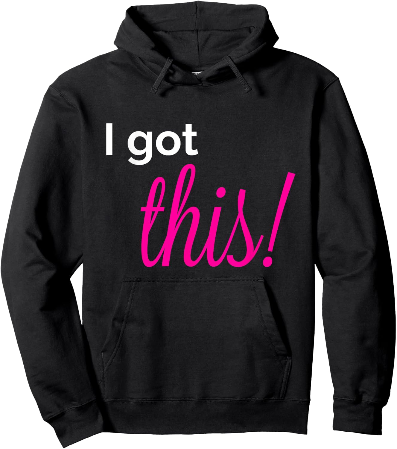 I Got This Breast Cancer Awareness Shirt Cancer Fight Hoodie - Hoodie | Black