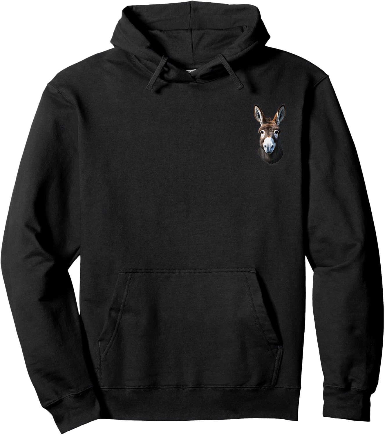 Lustiger Esel-Taschen-Farm-Tierliebhaber Hoodie - Hoodie | Black