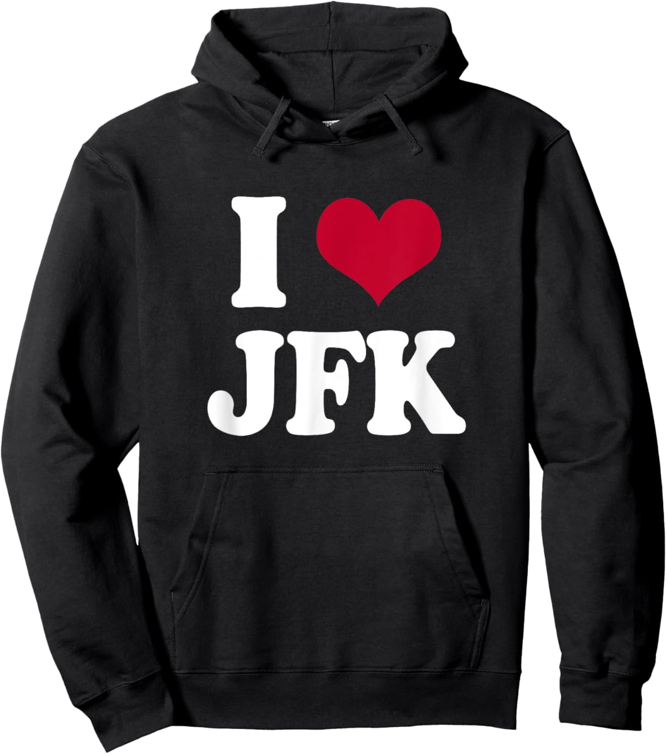 Retro Vintage I Heart JFK John F Kennedy Hoodie - Hoodie | Black
