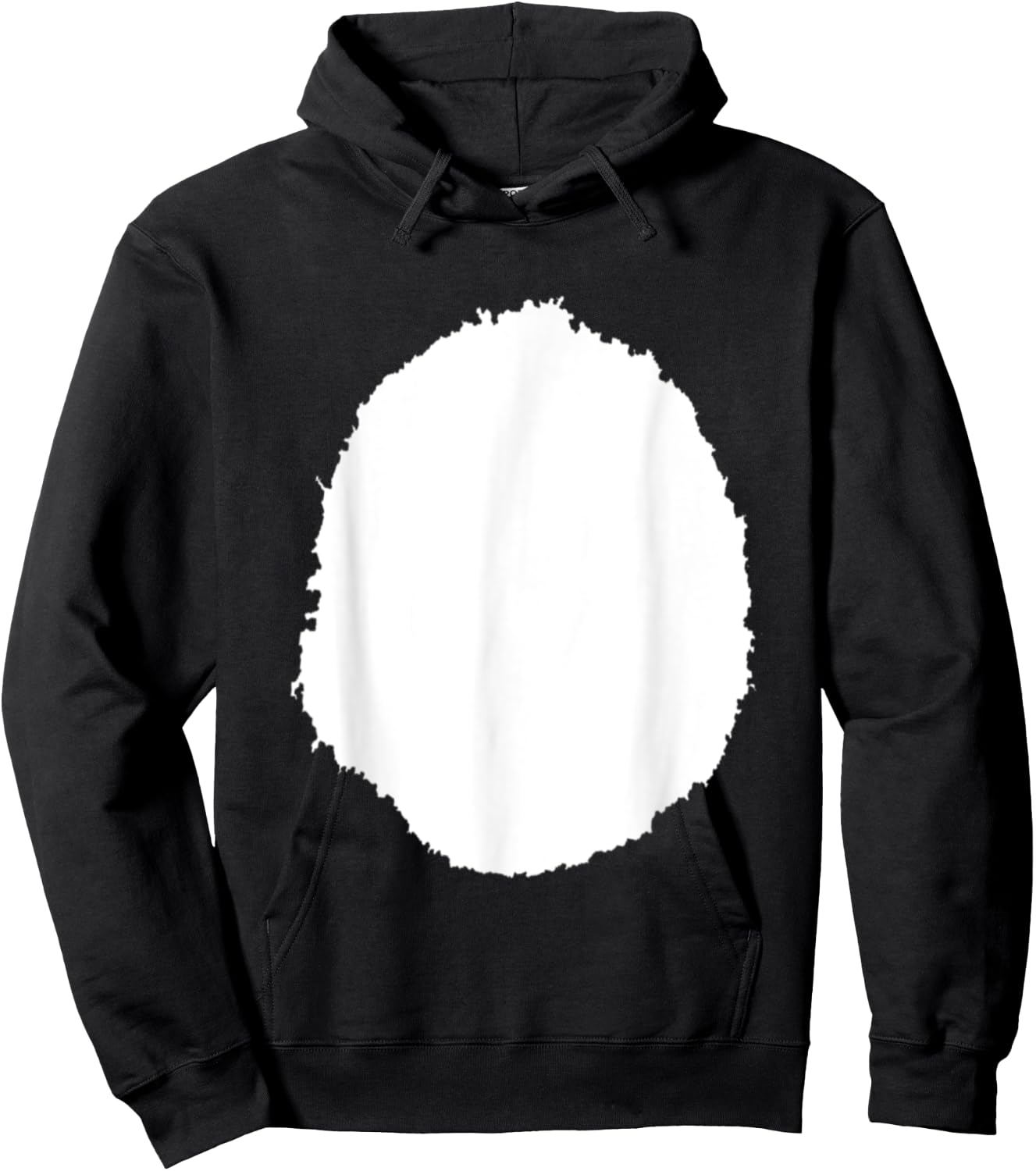 White Panda Belly | Cute Polar Bear Halloween Costume Hoodie - Hoodie | Black