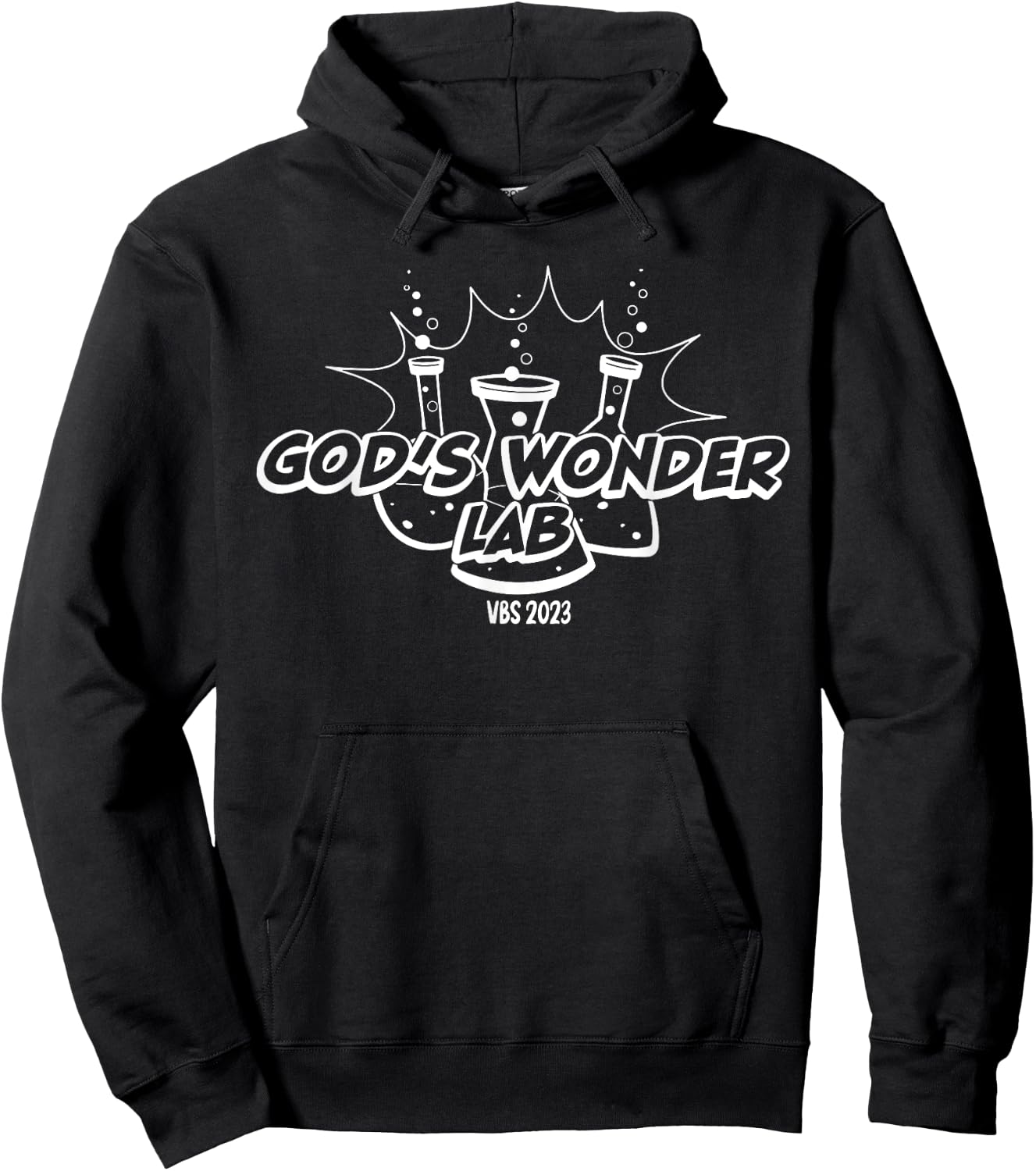 God's Wonder Lab VBS 2023 Christian Bible Hoodie - Hoodie | Black