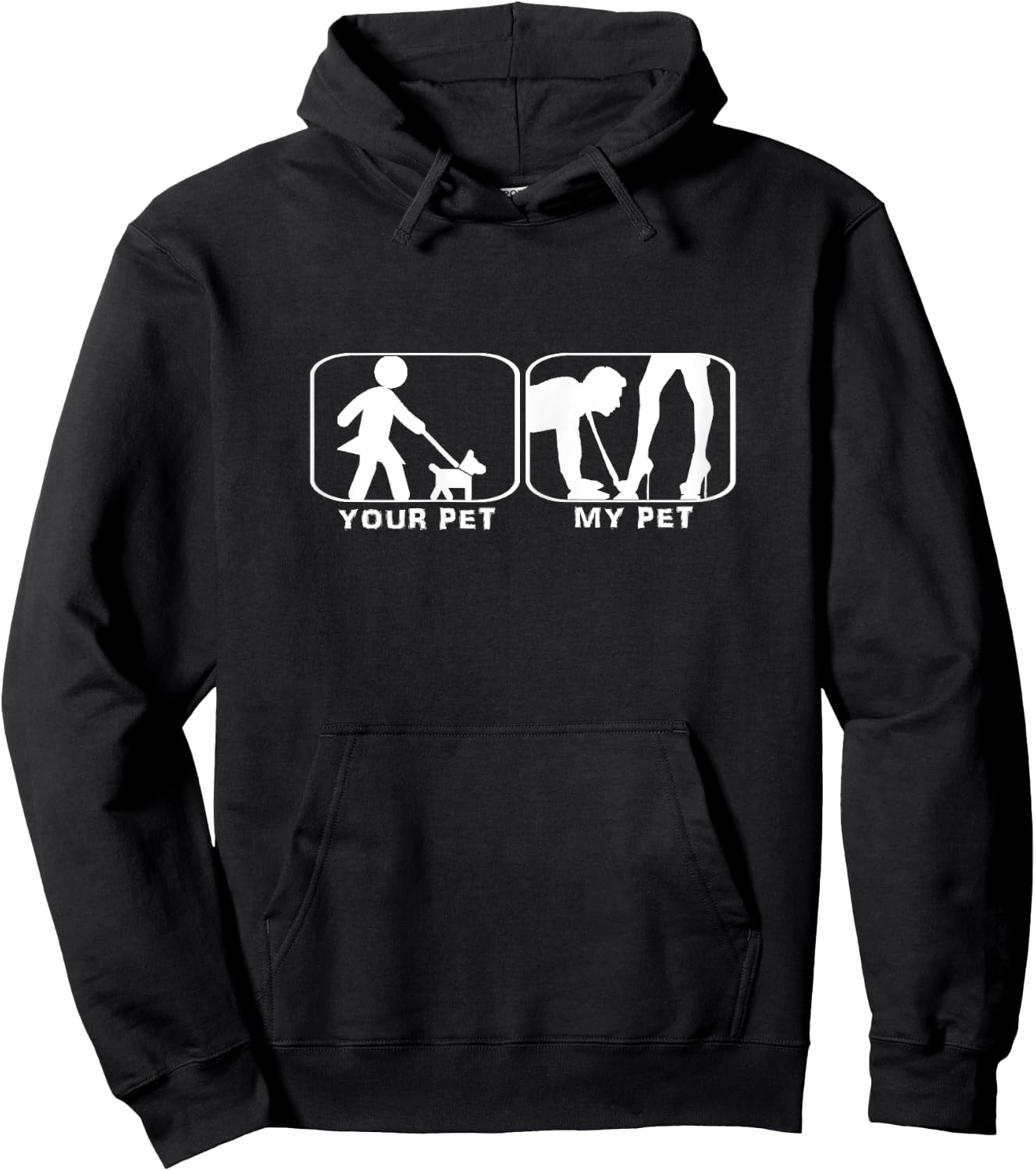 Women Your Pet, My Pet Domina Gift Hoodie - Hoodie | Black