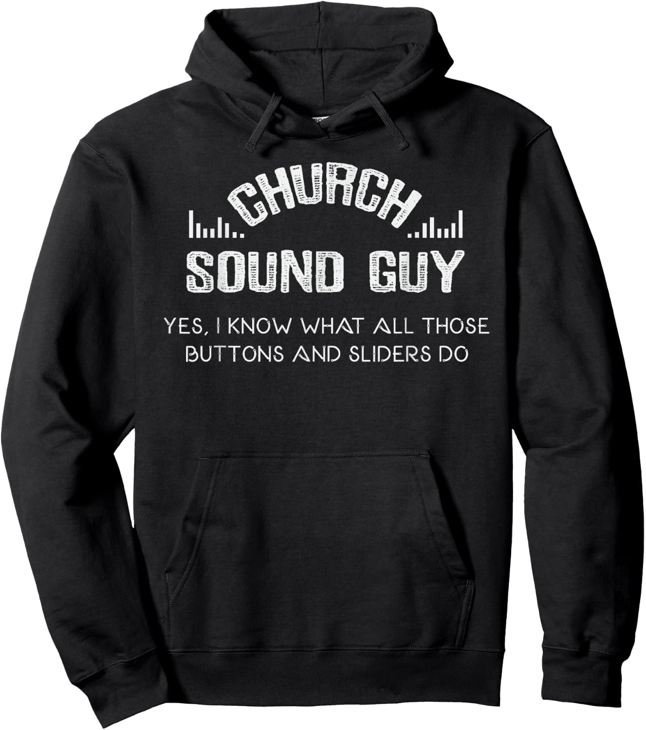 Church Audio Technicians Funny Church Sound Engineer Hoodie - Hoodie | Black