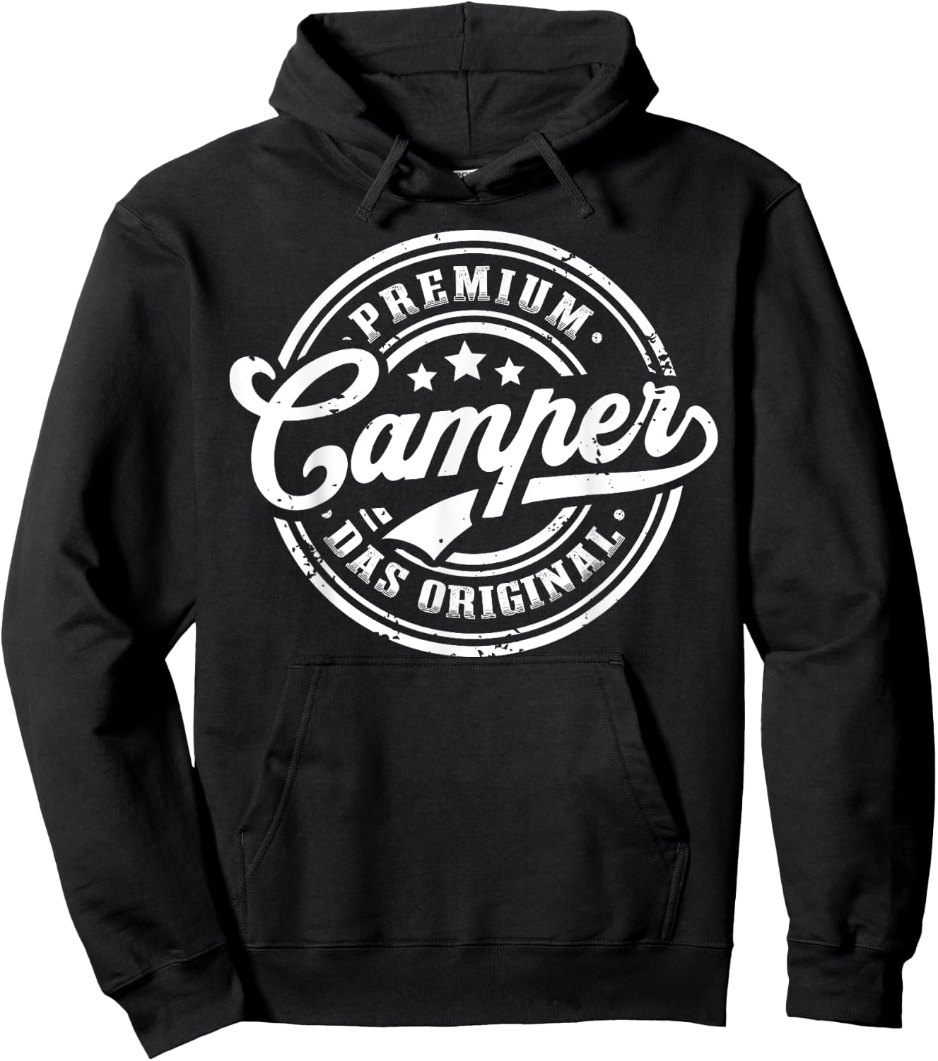Camper Original Caravan Funny Camping , black, s Hoodie - Hoodie | Black