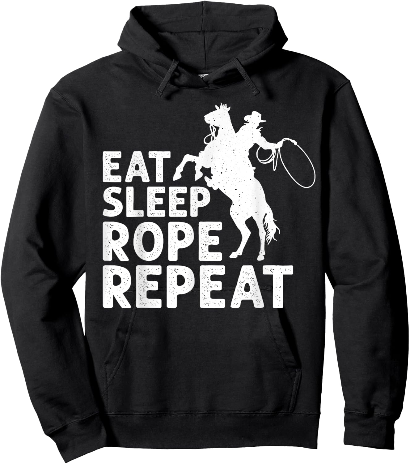 Cool Roping Women Bull Rider Cowboy Accessories Hoodie - Hoodie | Black