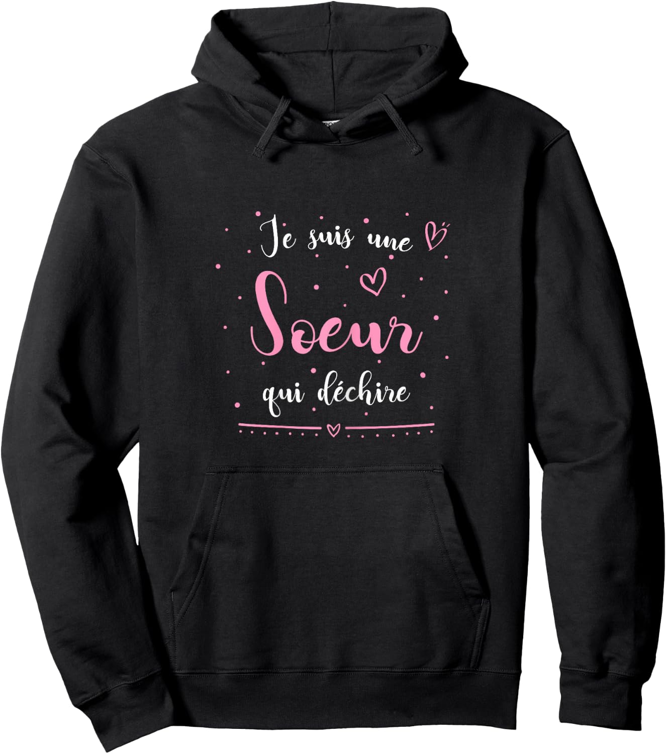 I'm a Sister Who Shred World's Best Sister , Black Hoodie - Hoodie | Black