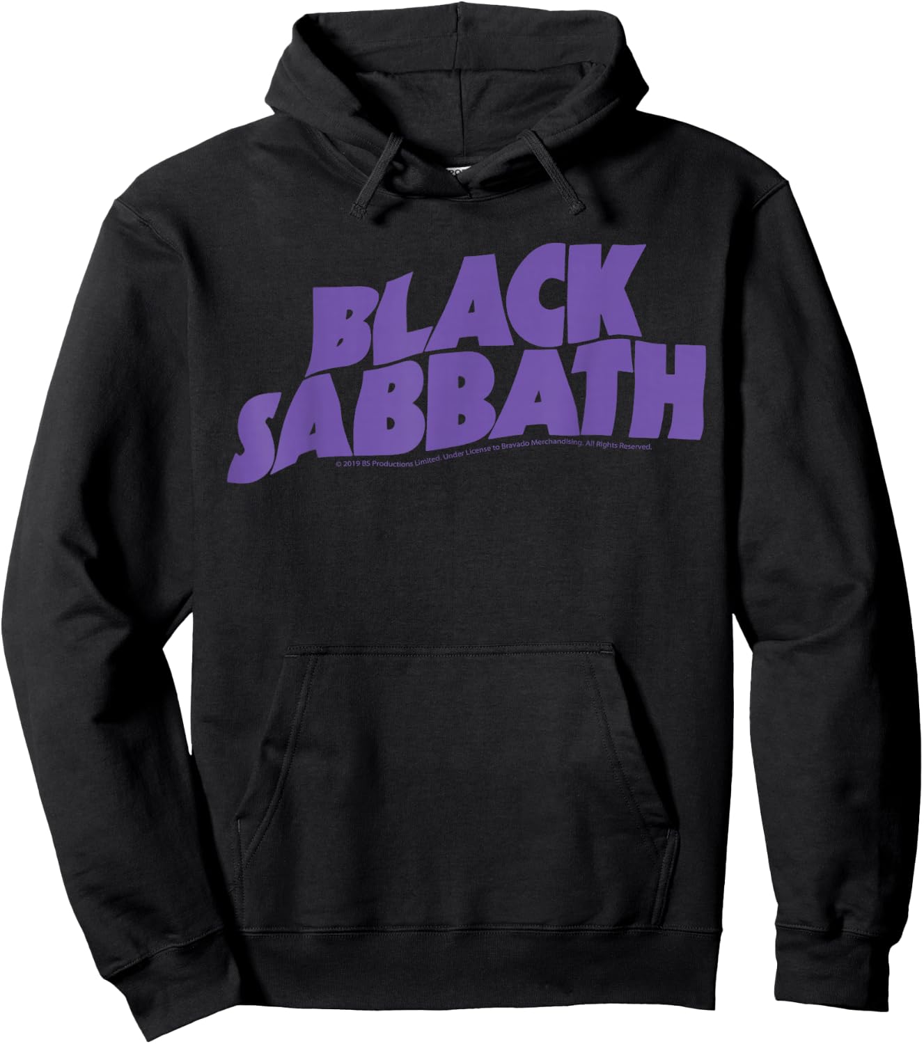 Black Sabbath Purple Logo Hoodie - Hoodie | Black