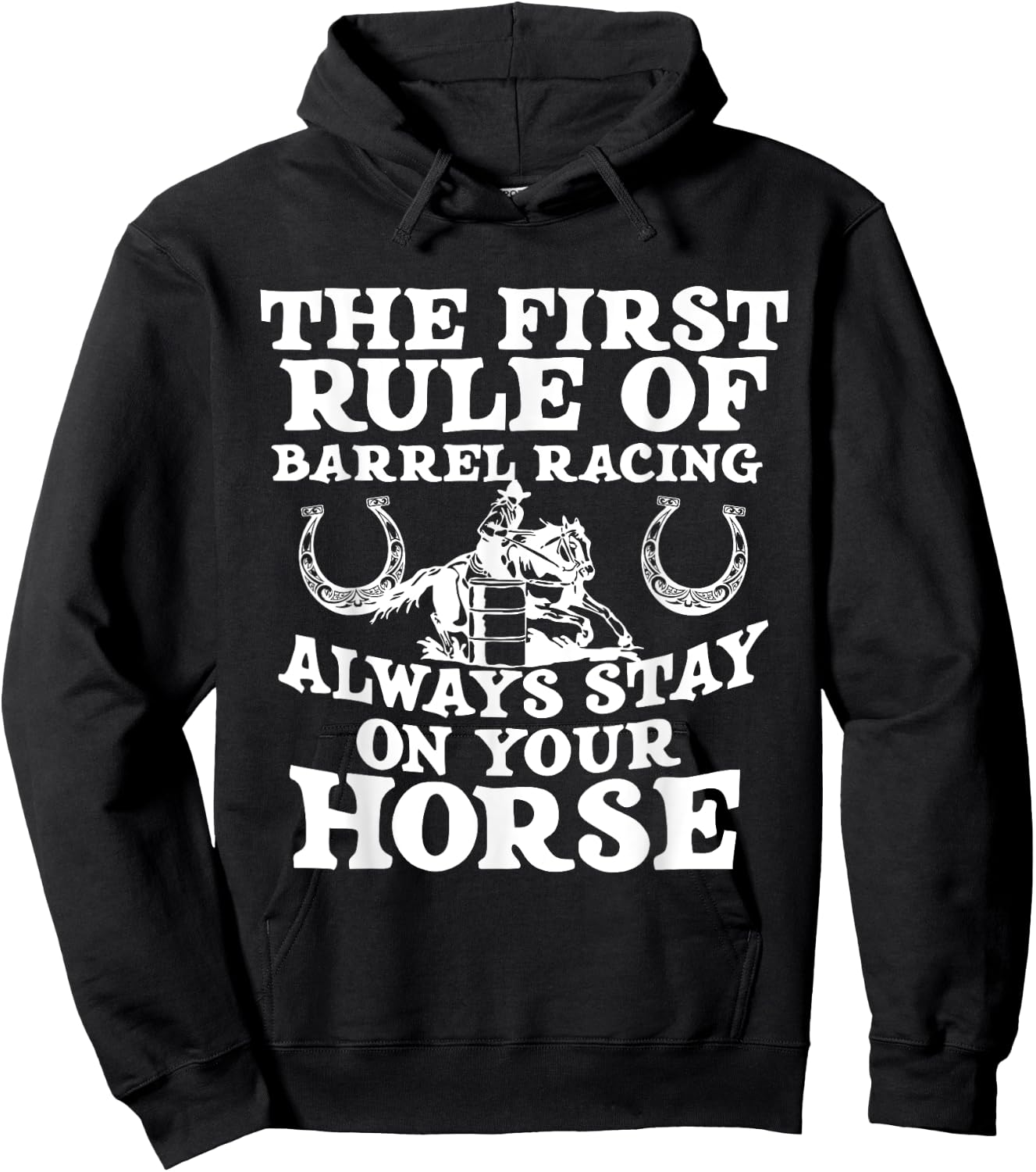 Barrel Race Horse Racer - Barrel Racing Show Hoodie - Hoodie | Black