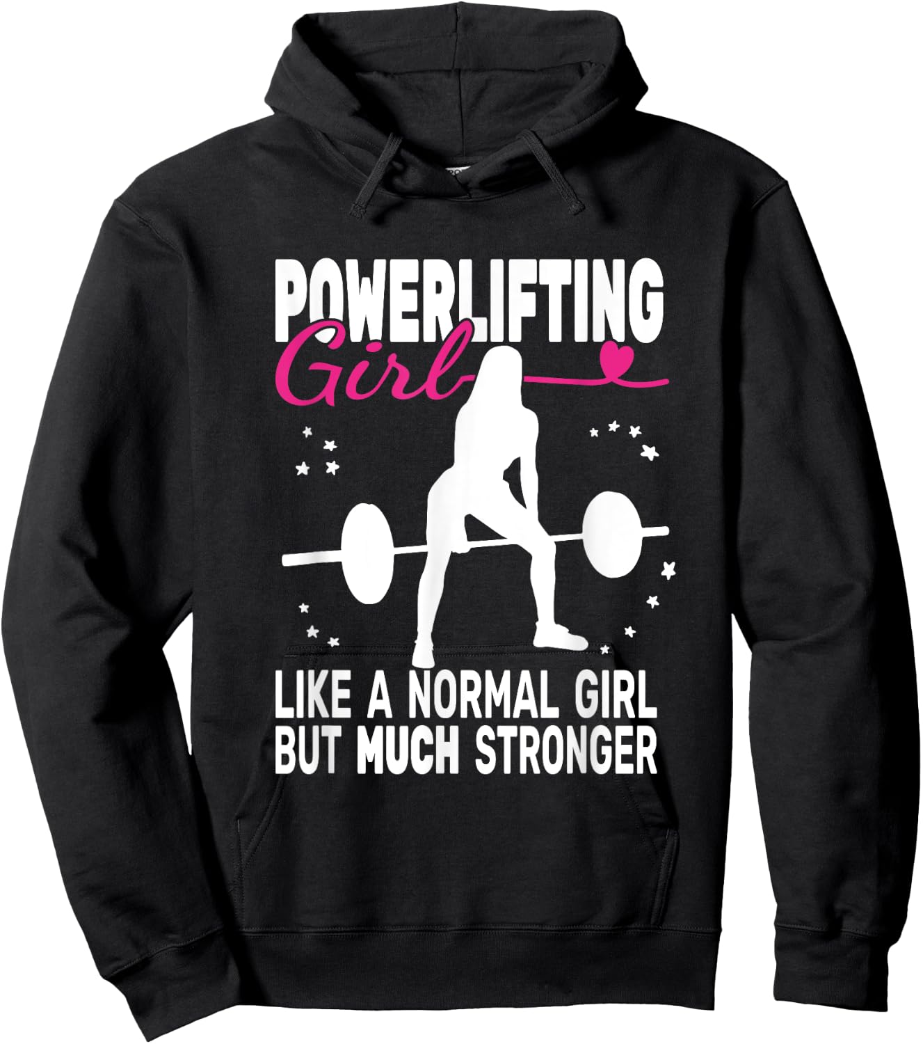 Fitness Gym Powerlifter Powerlifting Weightlifting Hoodie - Hoodie | Black