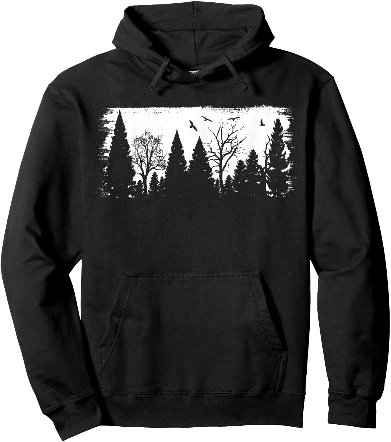 Wald Bäume Natur - Hiking Wandern Trekking Wanderer Wander Hoodie - Hoodie | Black
