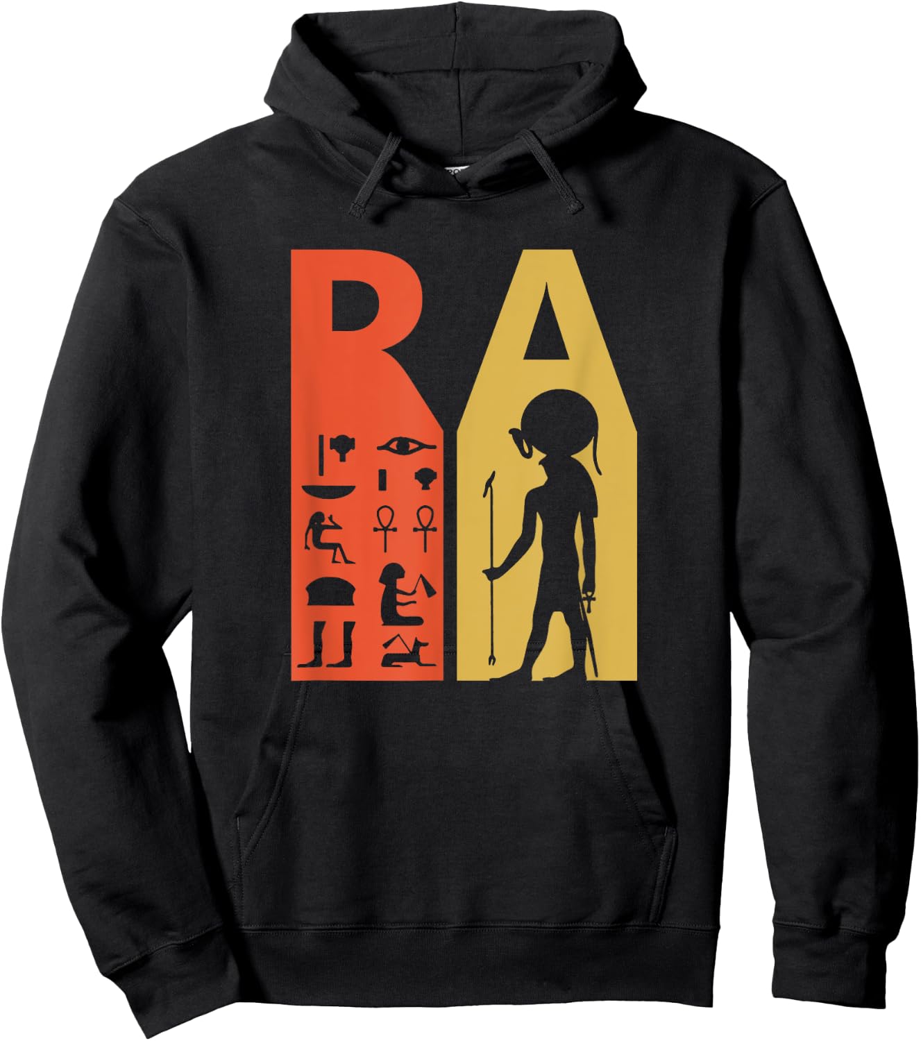 Amun-Ra - Old Egypt God of the Sun RA Hoodie - Hoodie | Black