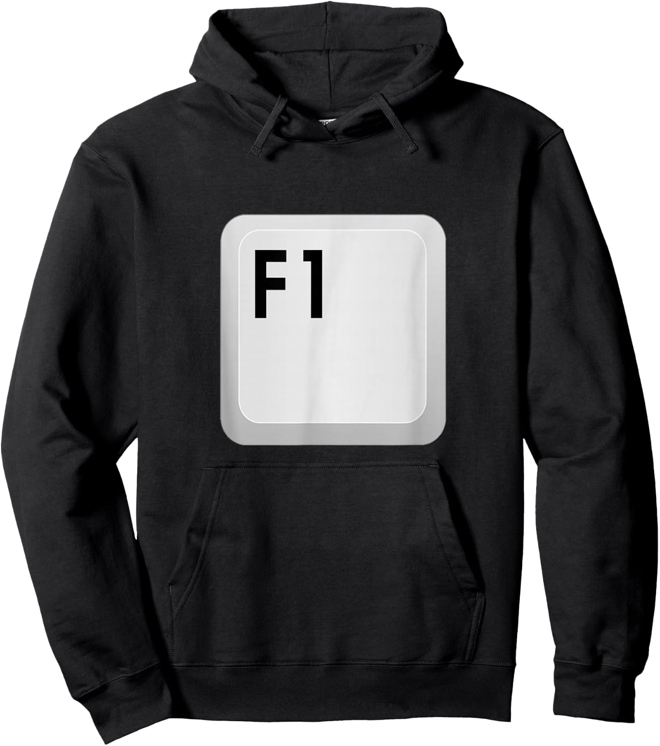 F1 Help keyboard key funny Hoodie - Hoodie | Black