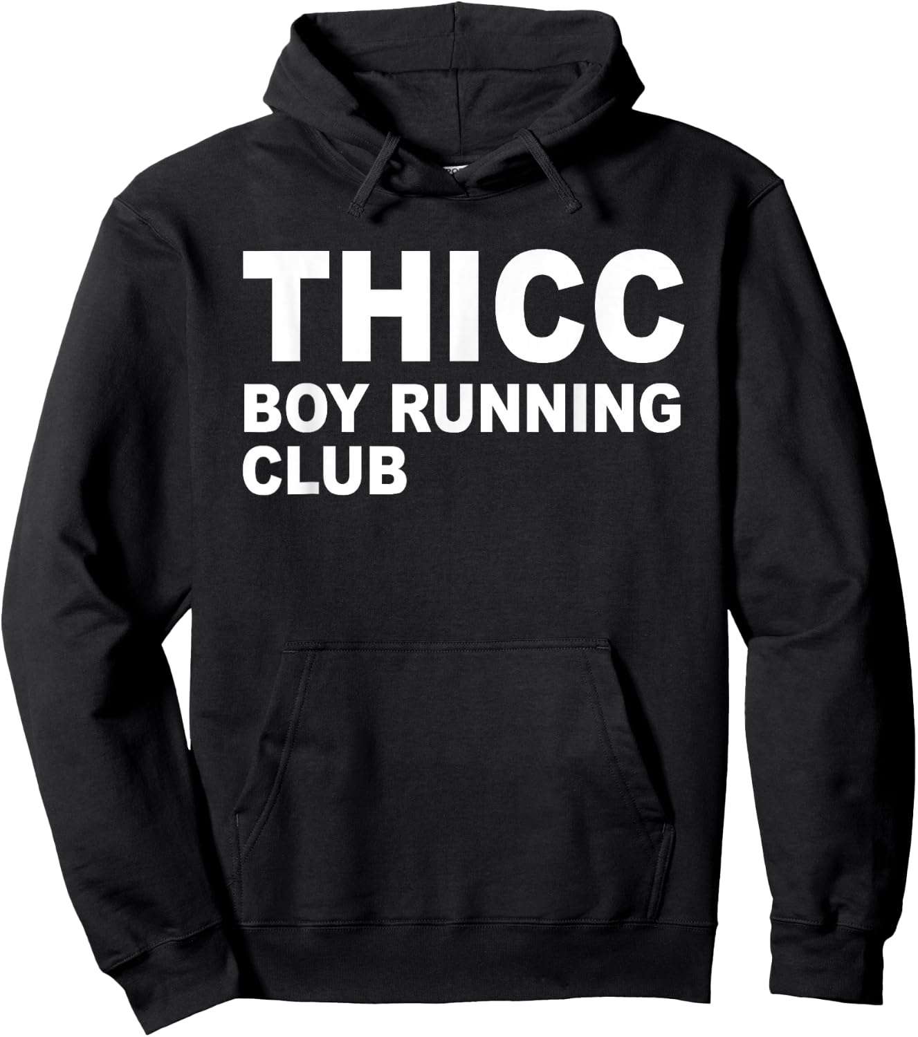 Thicc Boy Running Club Apparel Hoodie - Hoodie | Black