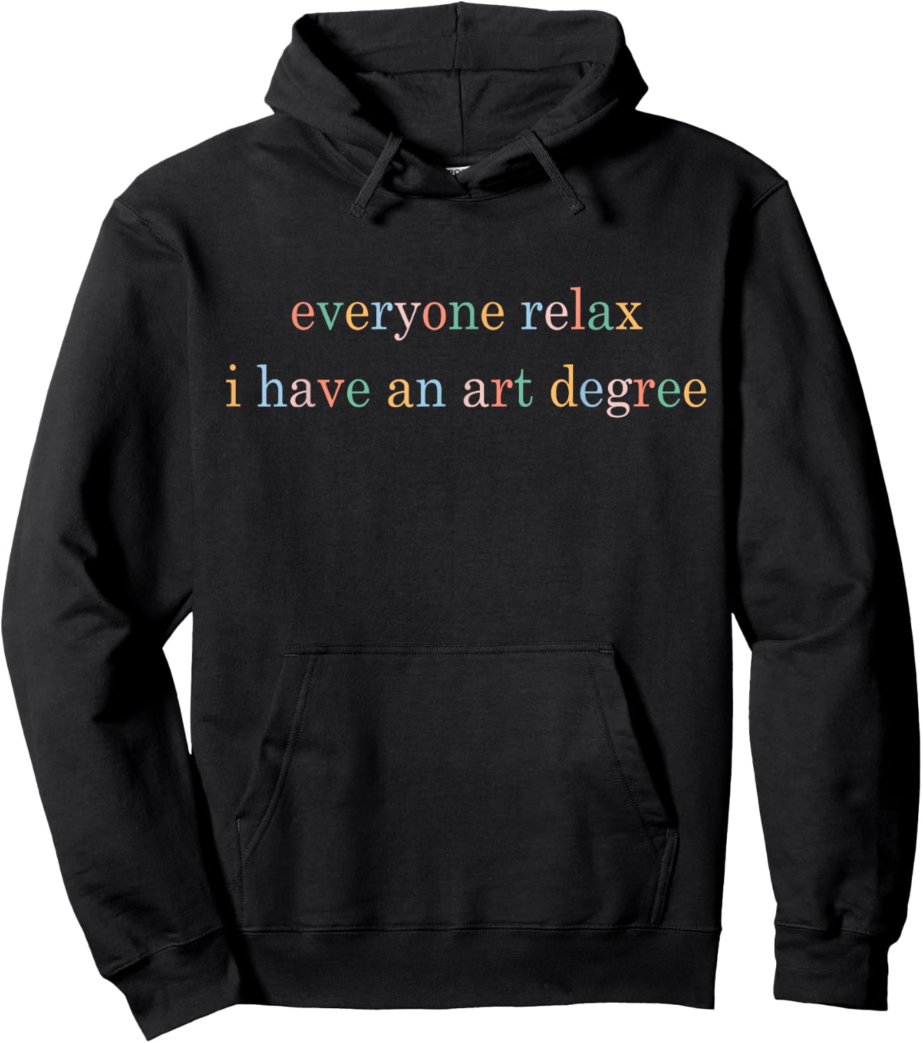 T-Shirt Hoodie - Hoodie | Black