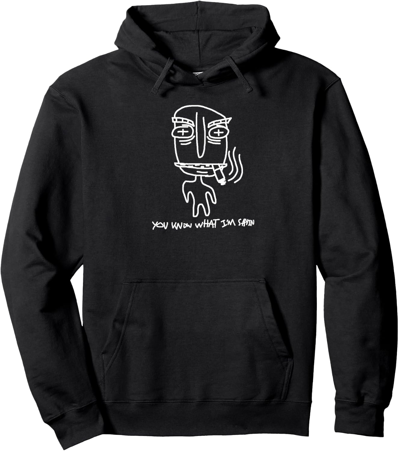 You know what i'm sayin Hoodie - Hoodie | Black