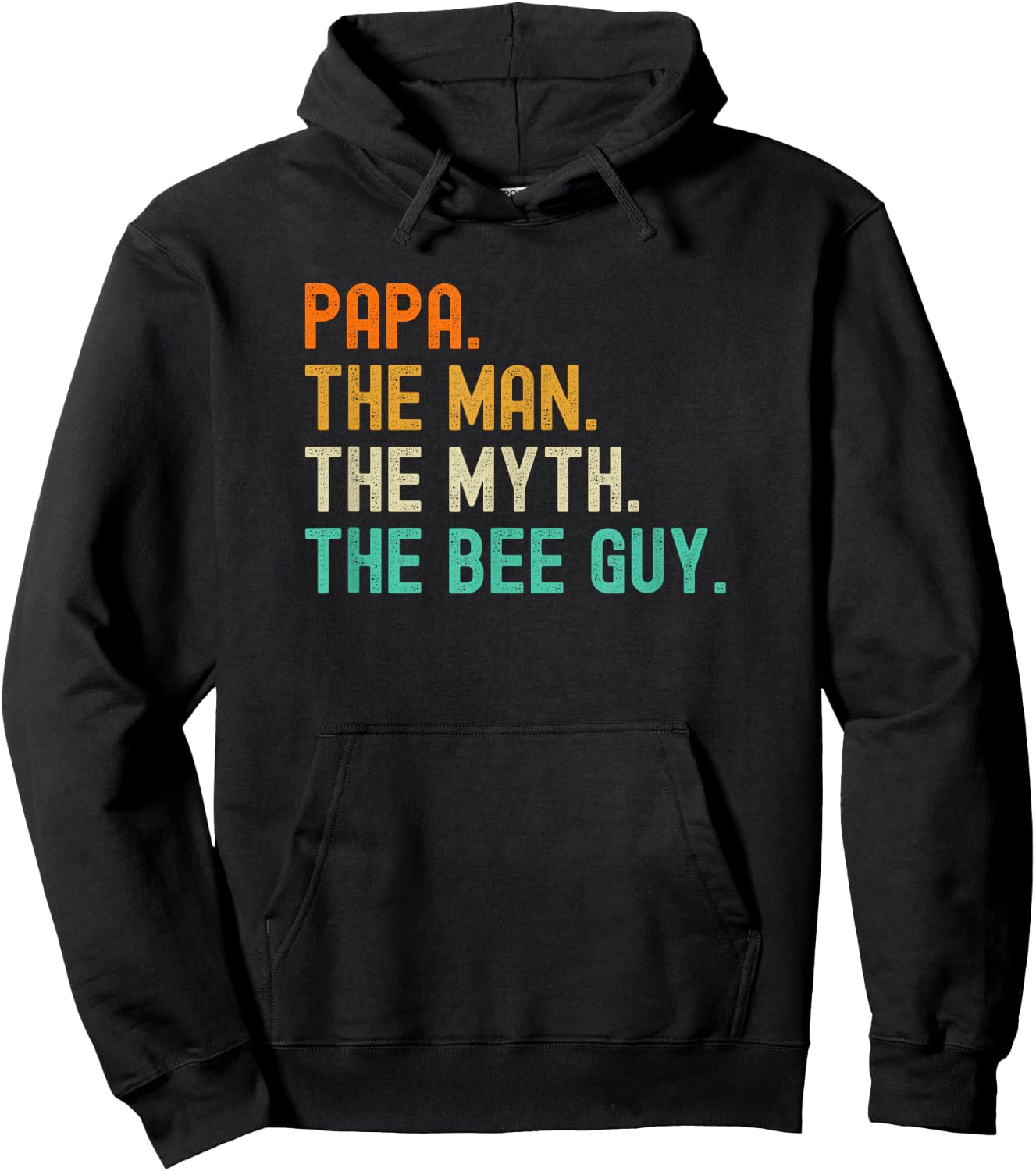 Papa Bee Beekeeper Beekeeping the Myth Hoodie - Hoodie | Black