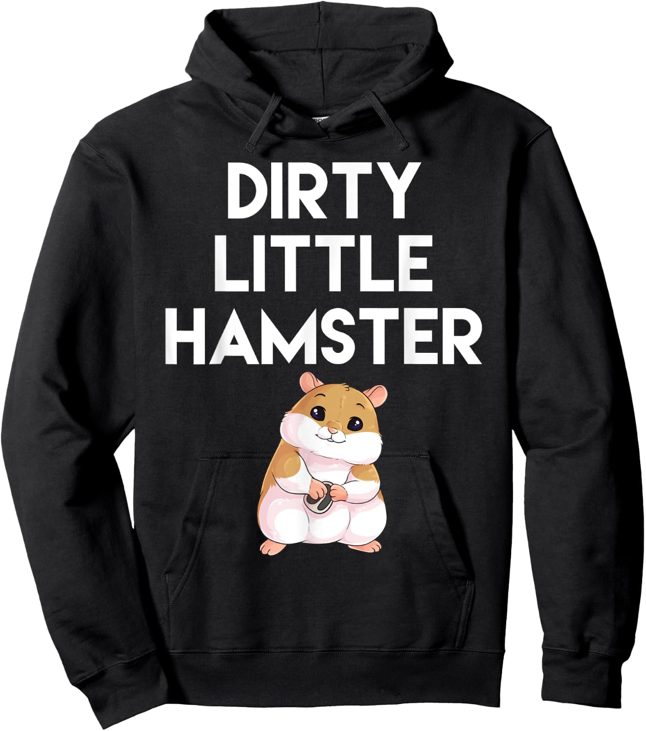 Dirty Little Hamster Cute Hamster Picture Hoodie - Hoodie | Black