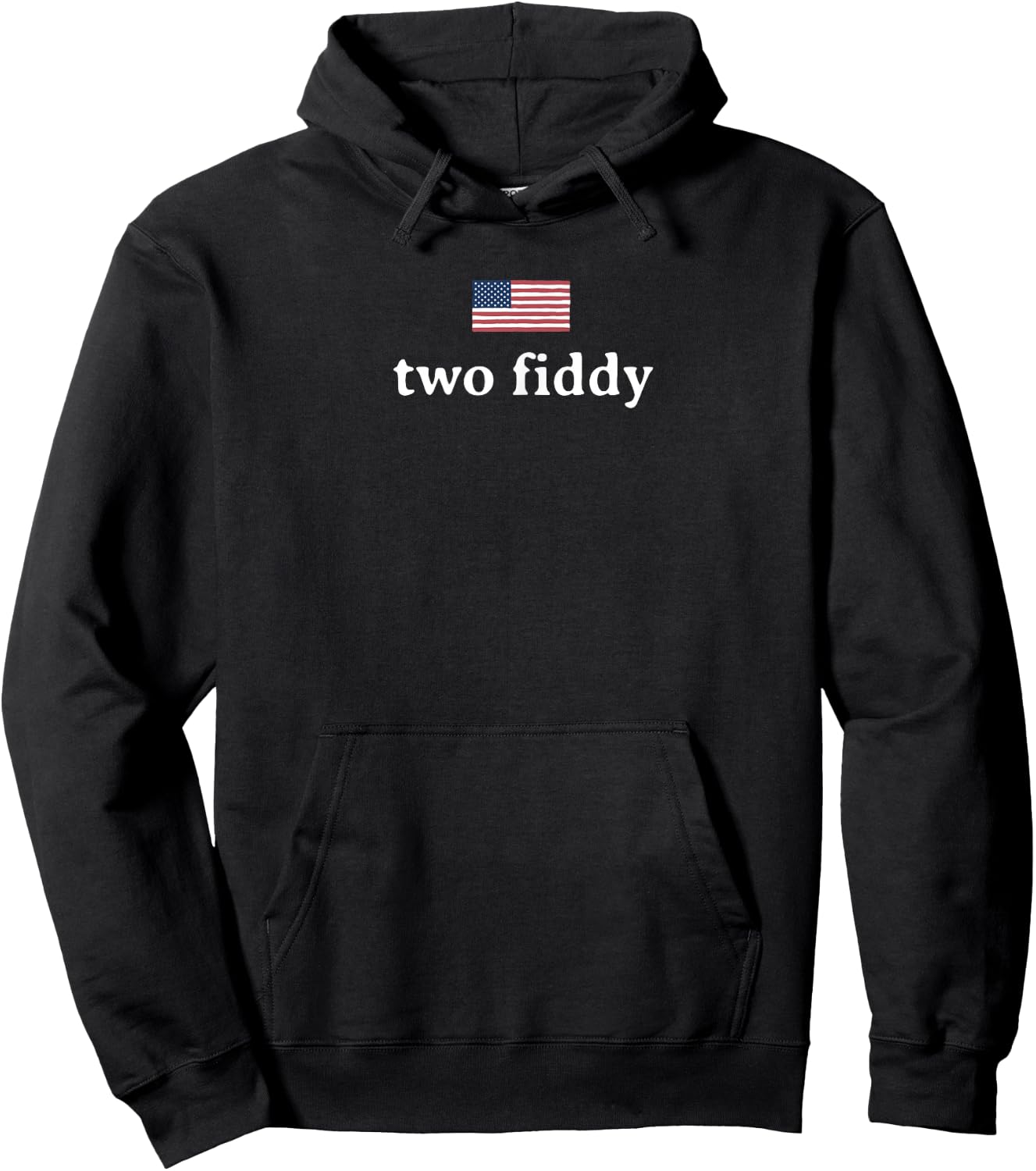 Two Fiddy 2 Fiddy 250th Anniversary 4th of July Patriotic Hoodie - Hoodie | Black