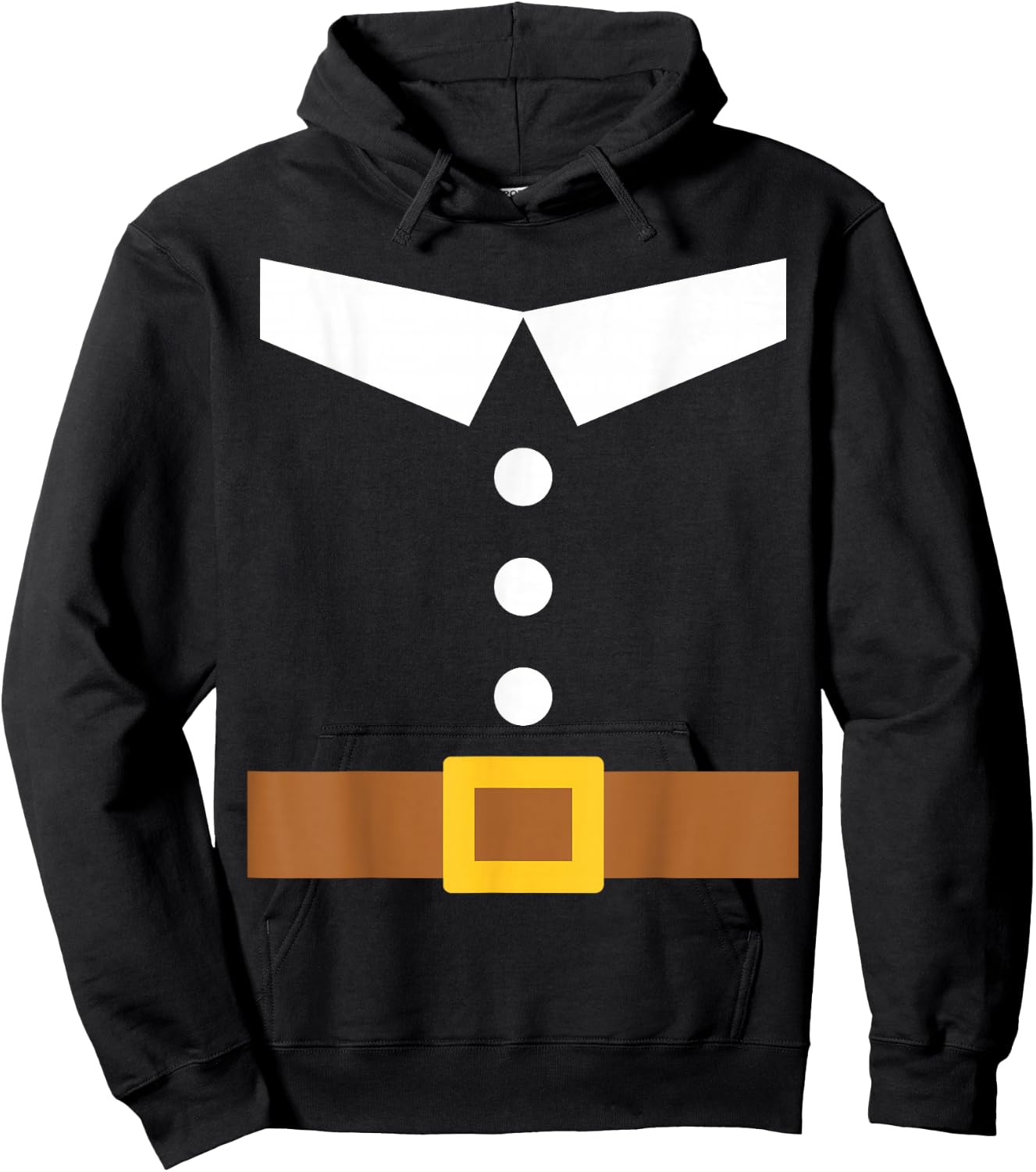 Thanksgiving Pilgrim Costume Toddler Kids Girls Turkey Day Hoodie - Hoodie | Black