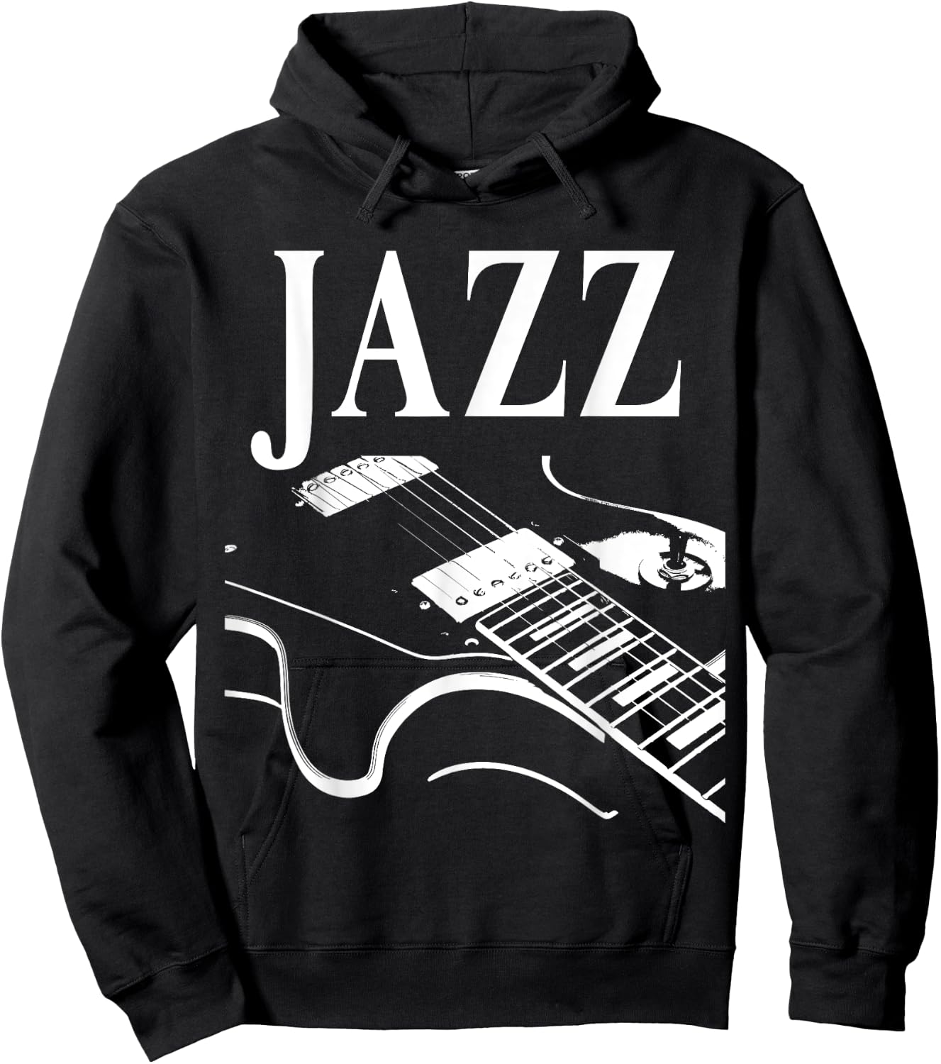 Jazz & Guitar Hoodie - Hoodie | Black