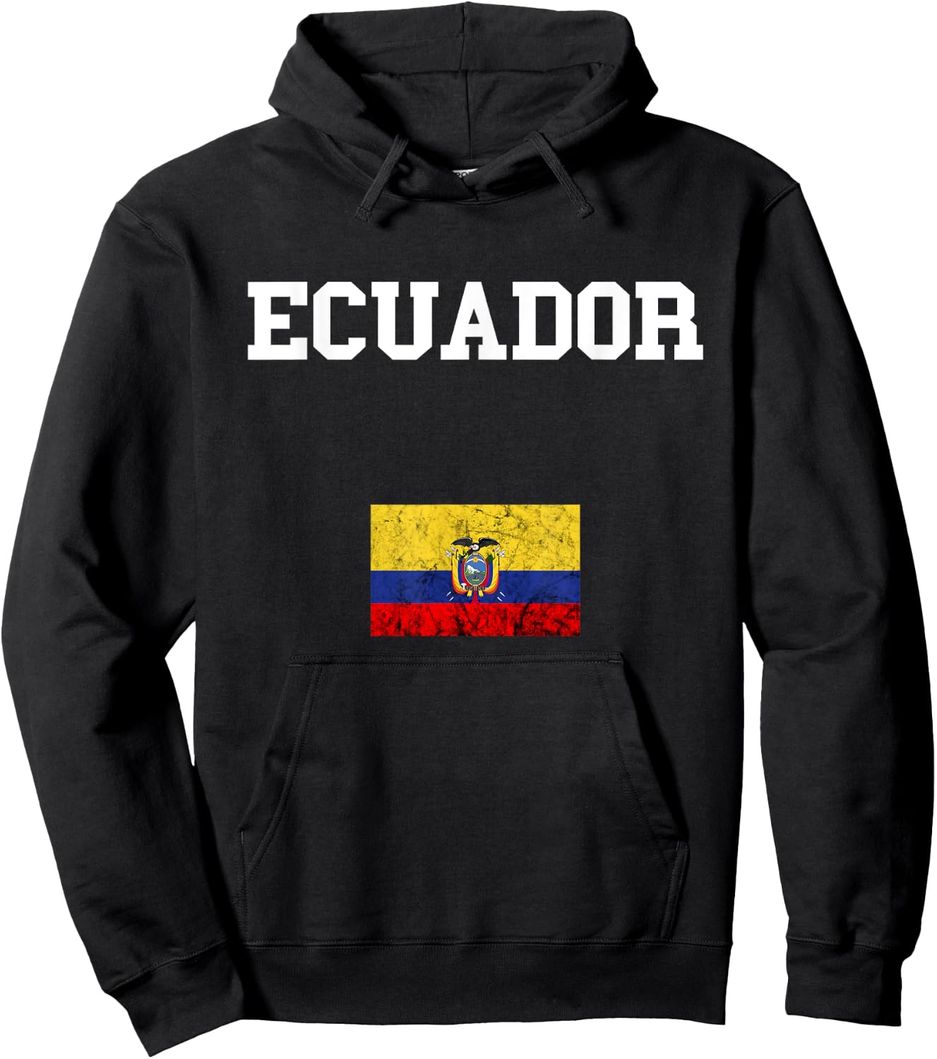 Ecuadorean Roots Ecuadorian Pride Ecuador Ecuadorian Flag Hoodie - Hoodie | Black
