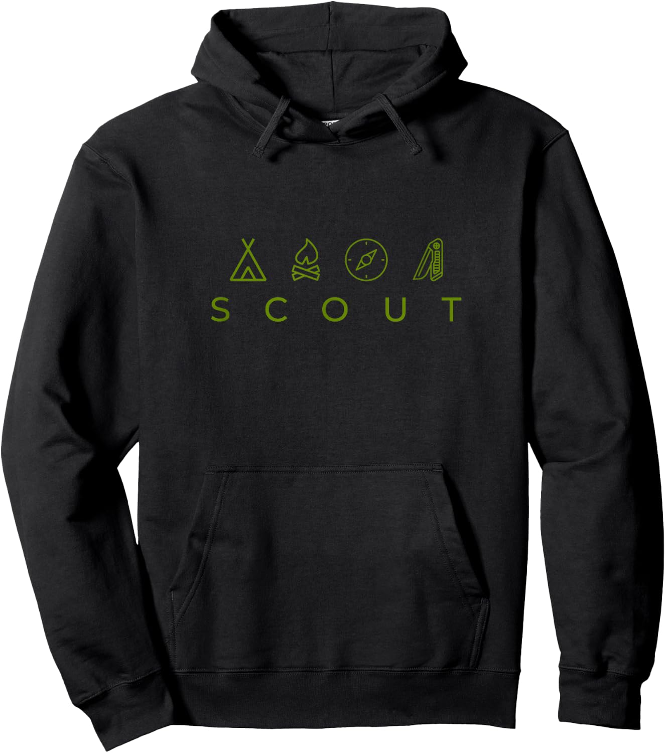Tools of a scout design for proud scouts , black Hoodie - Hoodie | Black