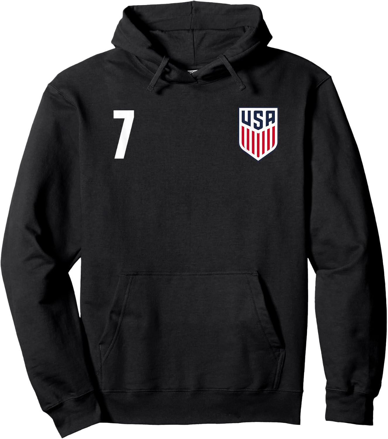 Officially Licensed US Soccer Team Gio Reyna, Legacy #7 Hoodie - Hoodie | Black