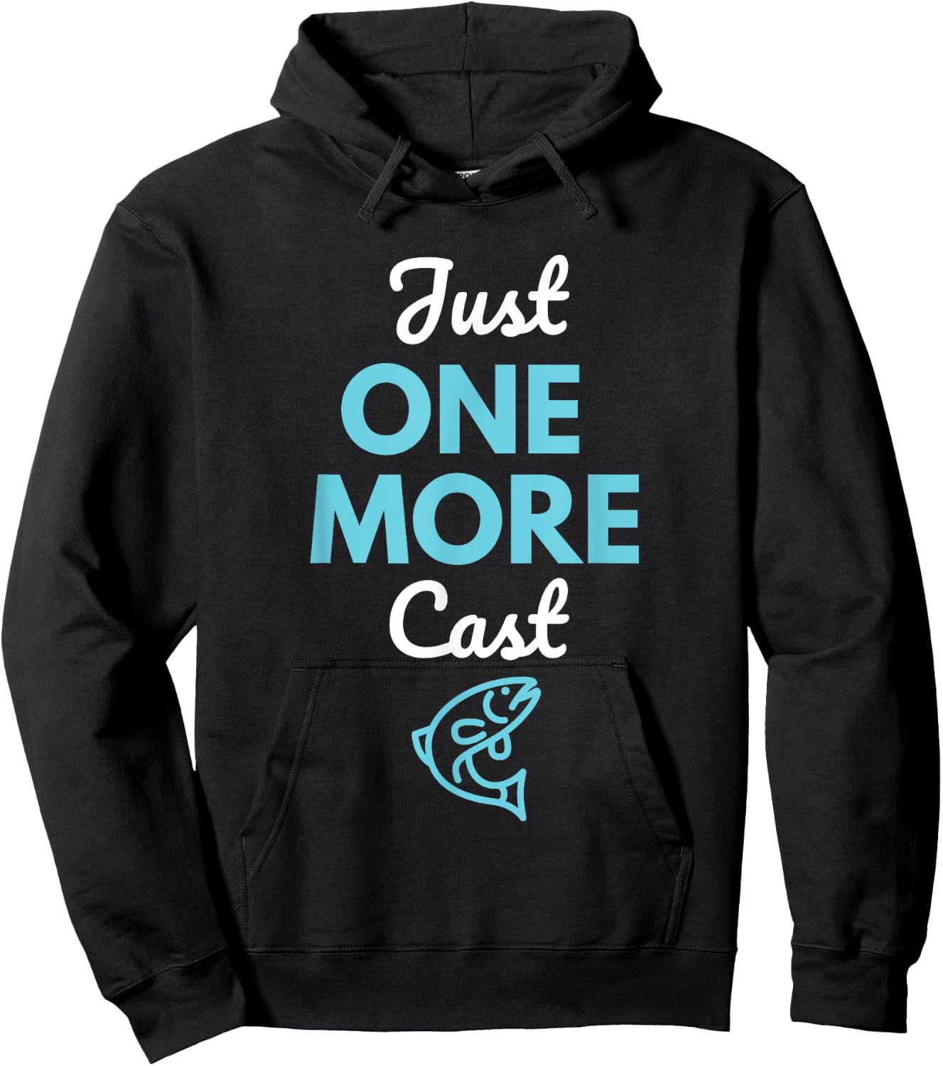 Just One More Cast Fishing Hoodie - Hoodie | Black