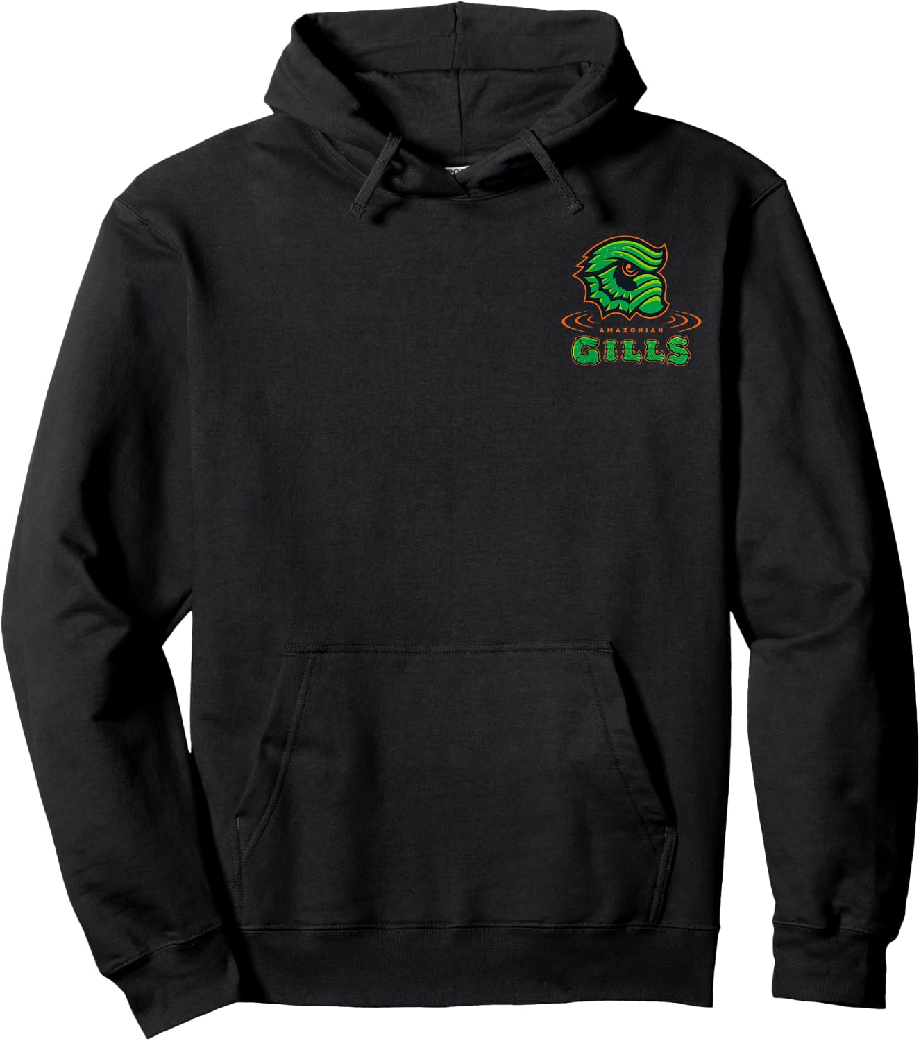 Universal Monsters Creature From The Black Lagoon Gills F&B Hoodie - Hoodie | Black