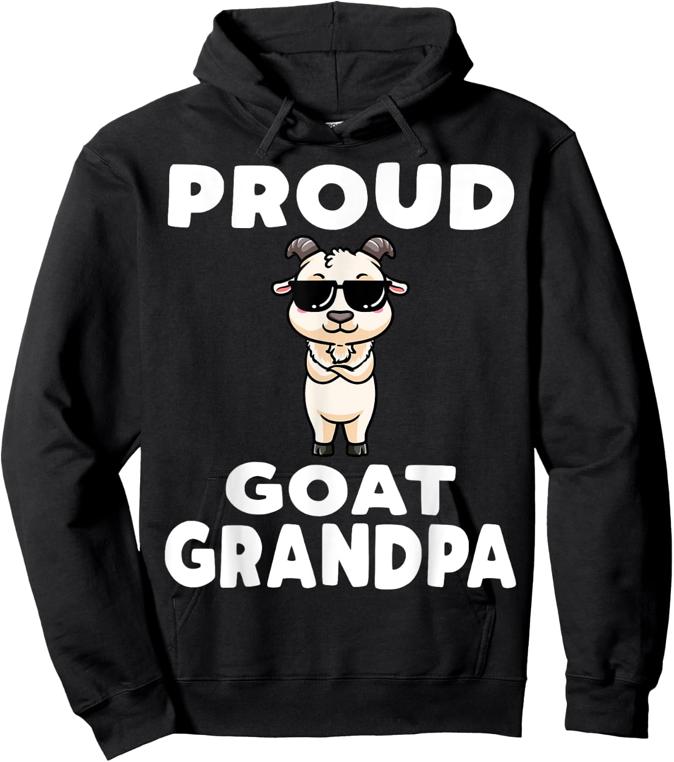Goat Grandpa Hoodie - Hoodie | Black