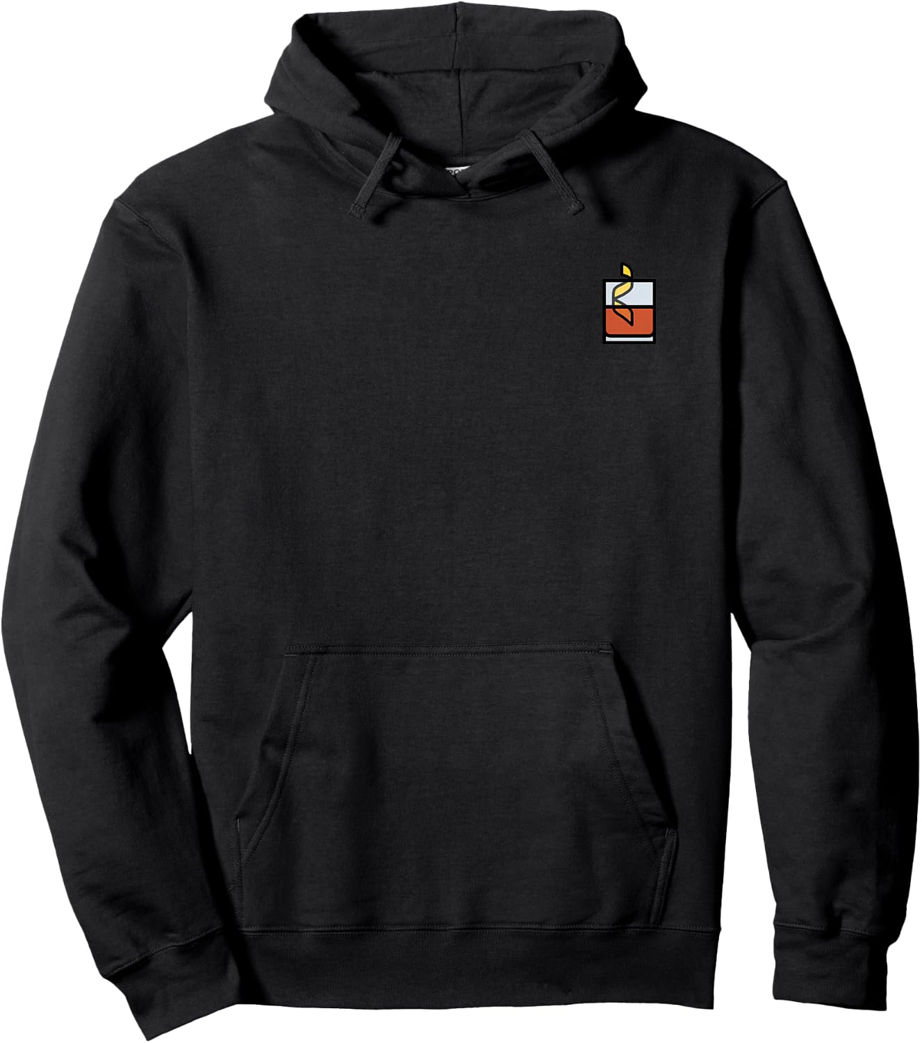 NEGRONI - DRUNKEN COCKTAILS CLUB. Minimalist Design Hoodie - Hoodie | Black