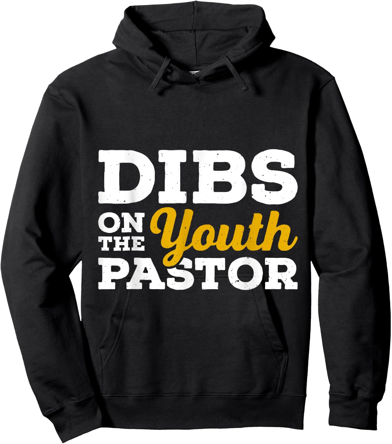 Dibs on the youth pastor Funny Pastor Hoodie - Hoodie | Black