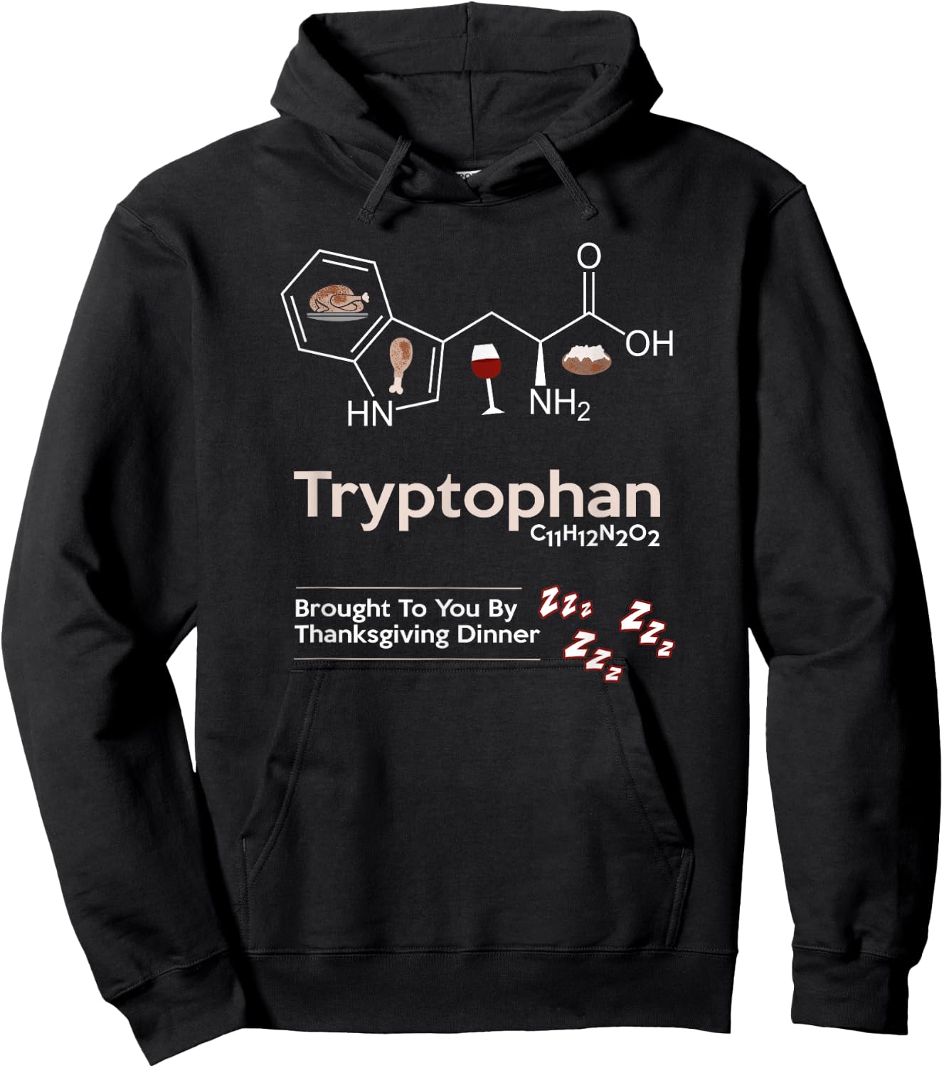 My Preferred Drug For Thanksgiving is Tryptophan Hoodie - Hoodie | Black