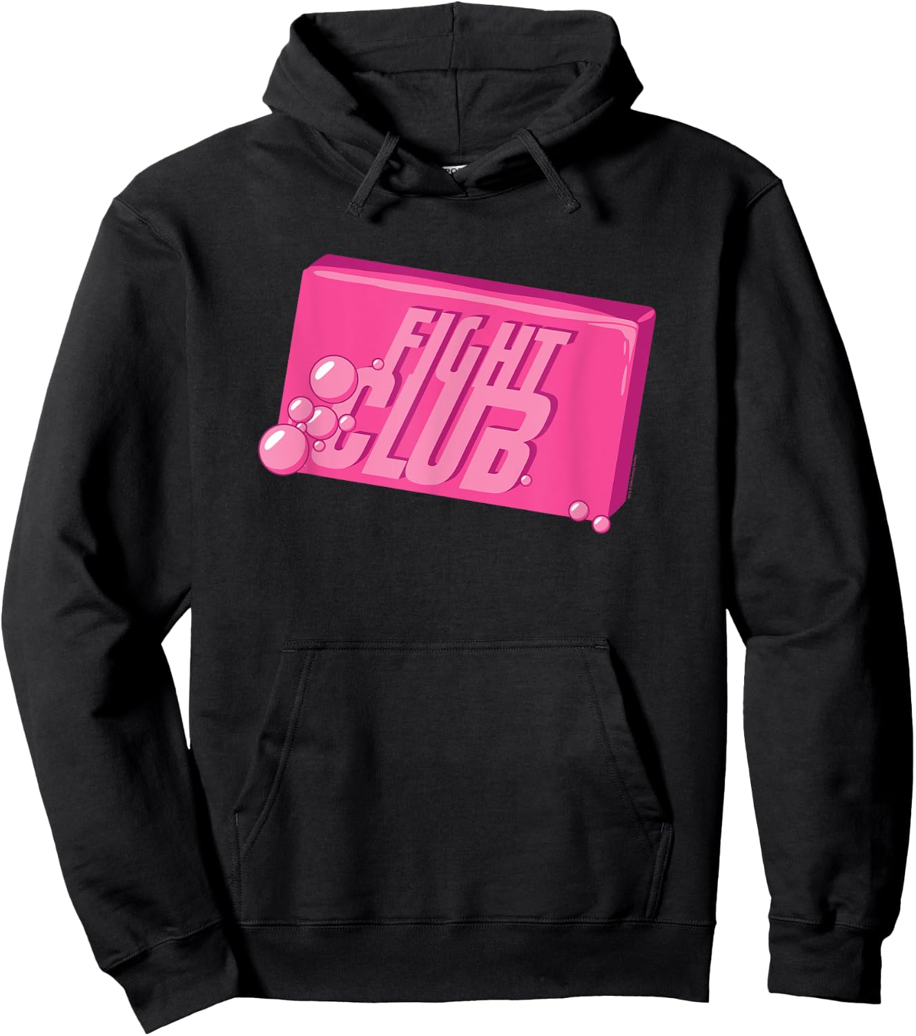 Fight Club 1999 Movie Official Illustrated Soap Film Logo , Black, S Hoodie - Hoodie | Black