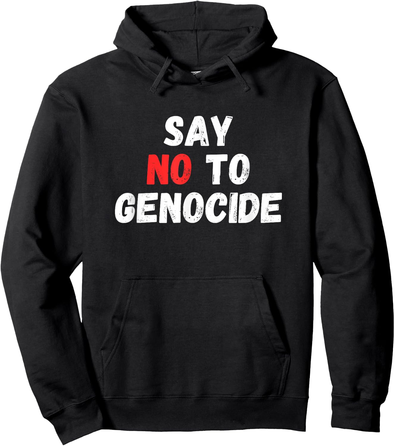 Say No to Genocide Hoodie - Hoodie | Black