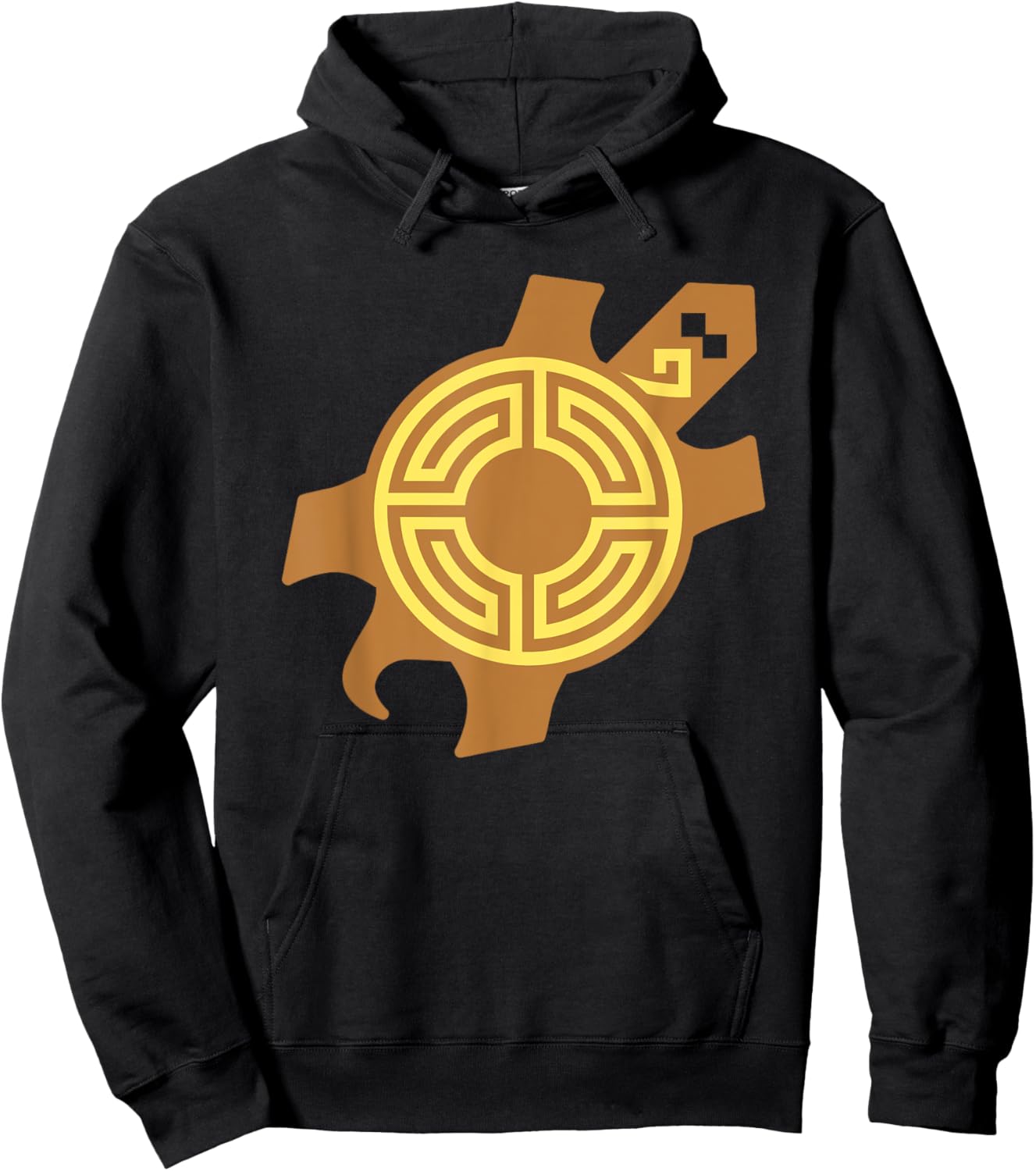 Turtle Hopi Native American strength symbol Hoodie - Hoodie | Black