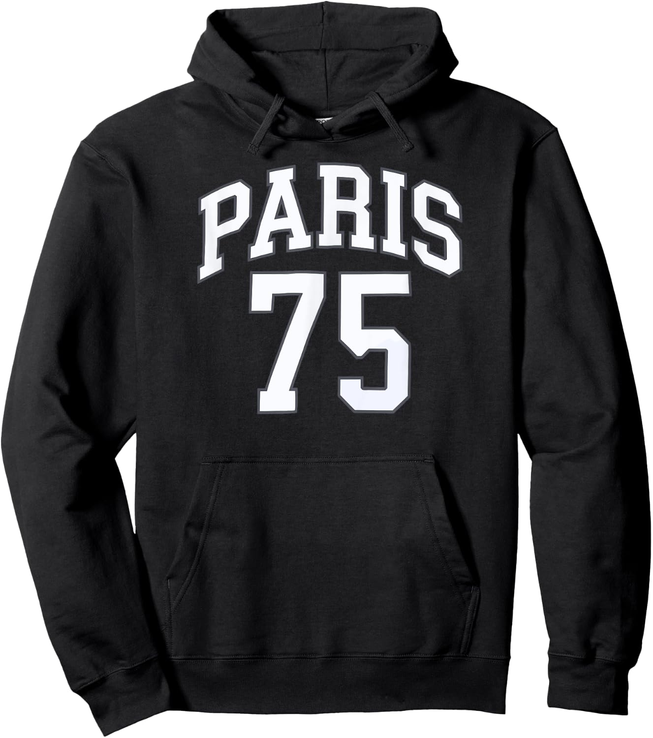 Paris 75 Hoodie - Hoodie | Black