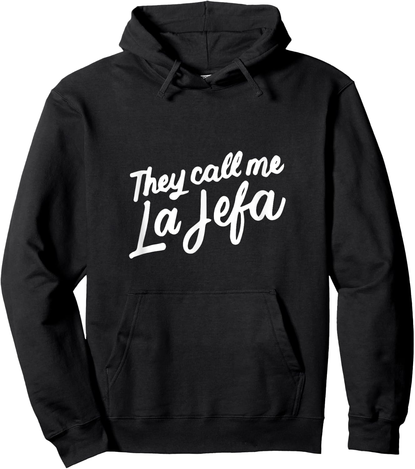 They Call Me La Jefa Mexican Boss CEO Funny Spanish Gifts Hoodie - Hoodie | Black
