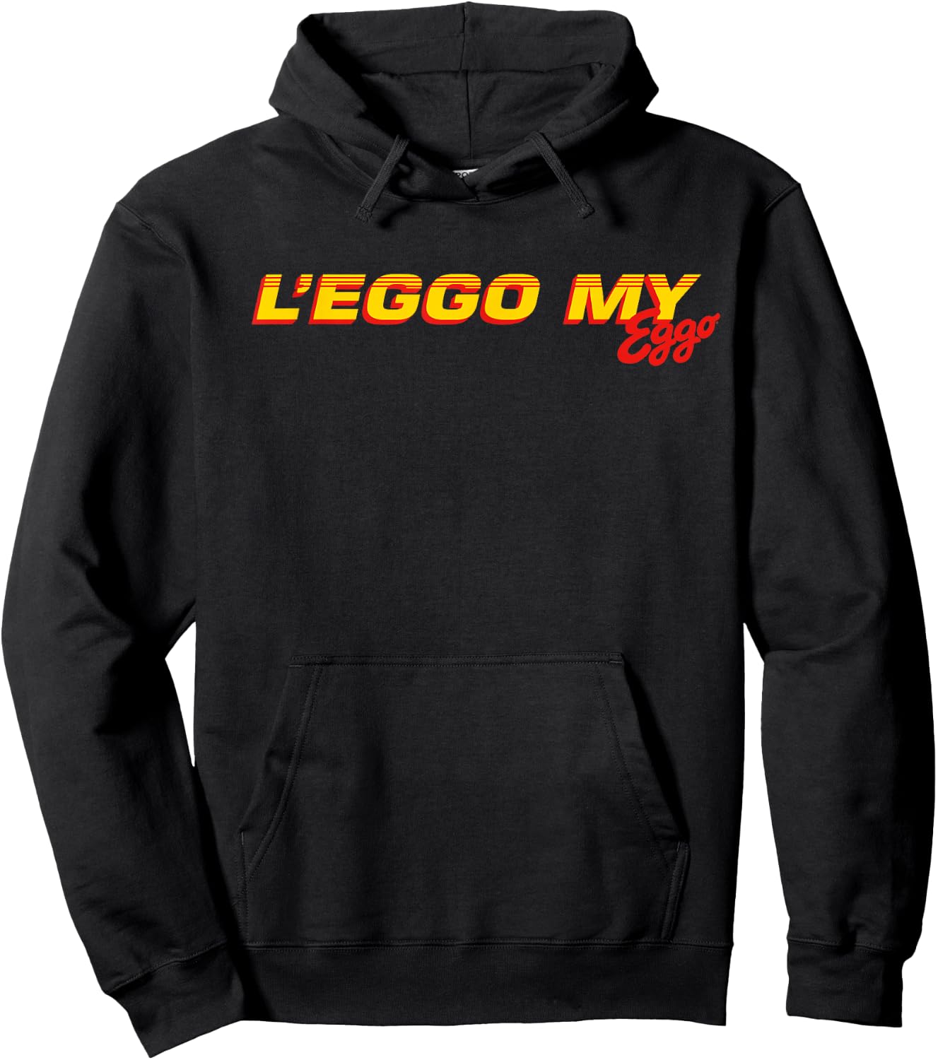 Eggo Waffle Throwback Leggo My Eggo Hoodie - Hoodie | Black