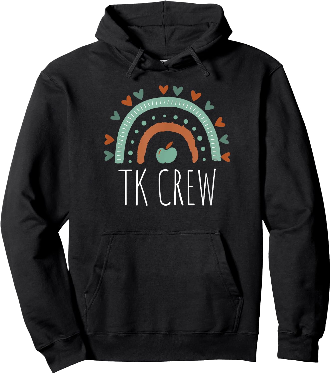 TK Crew Teacher Squad TK Kindergarten Matching Team Fun Cute Hoodie - Hoodie | Black