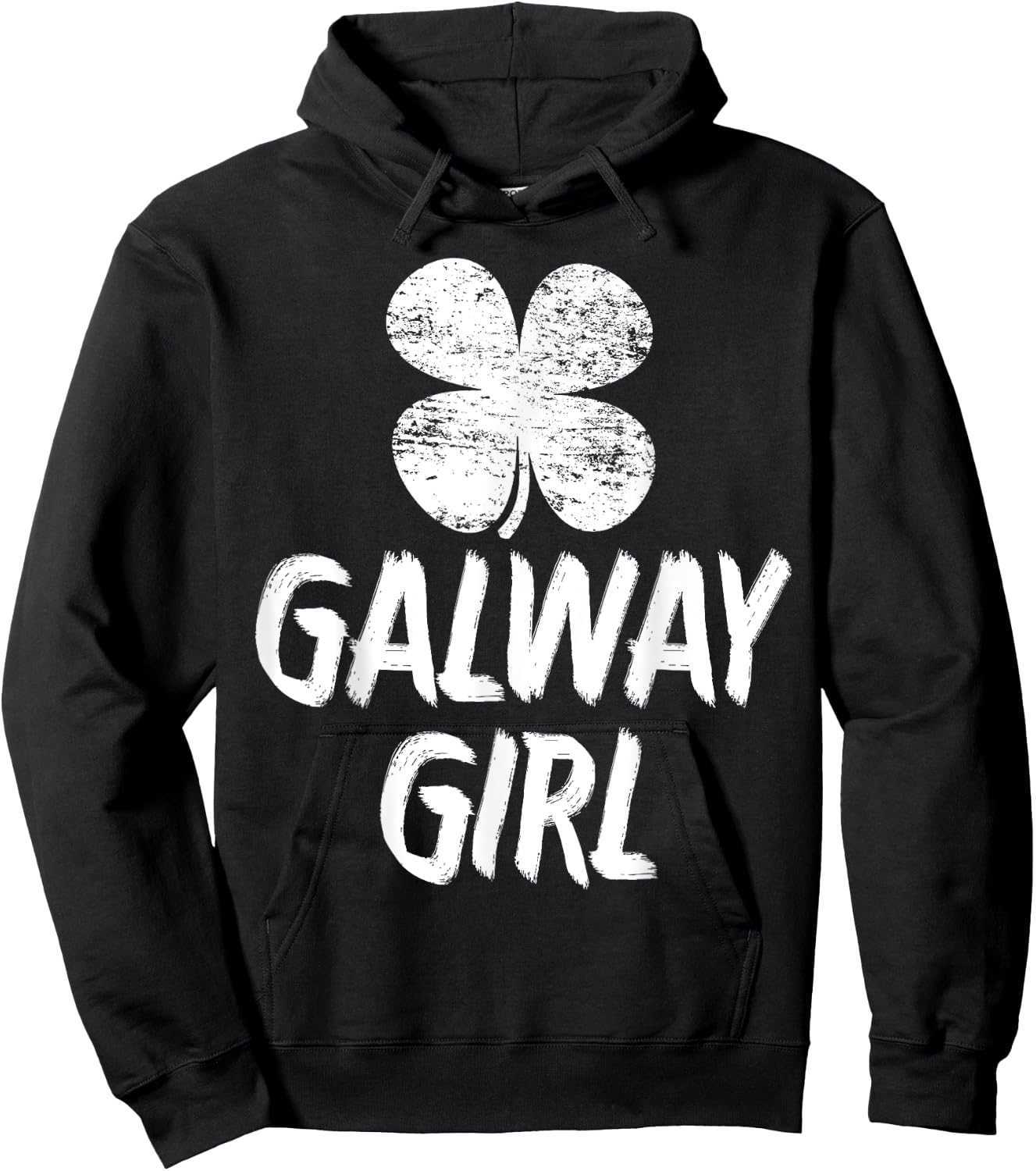 Galway Girl t Shirts Funny St Patricks Day Women Hoodie - Hoodie | Black