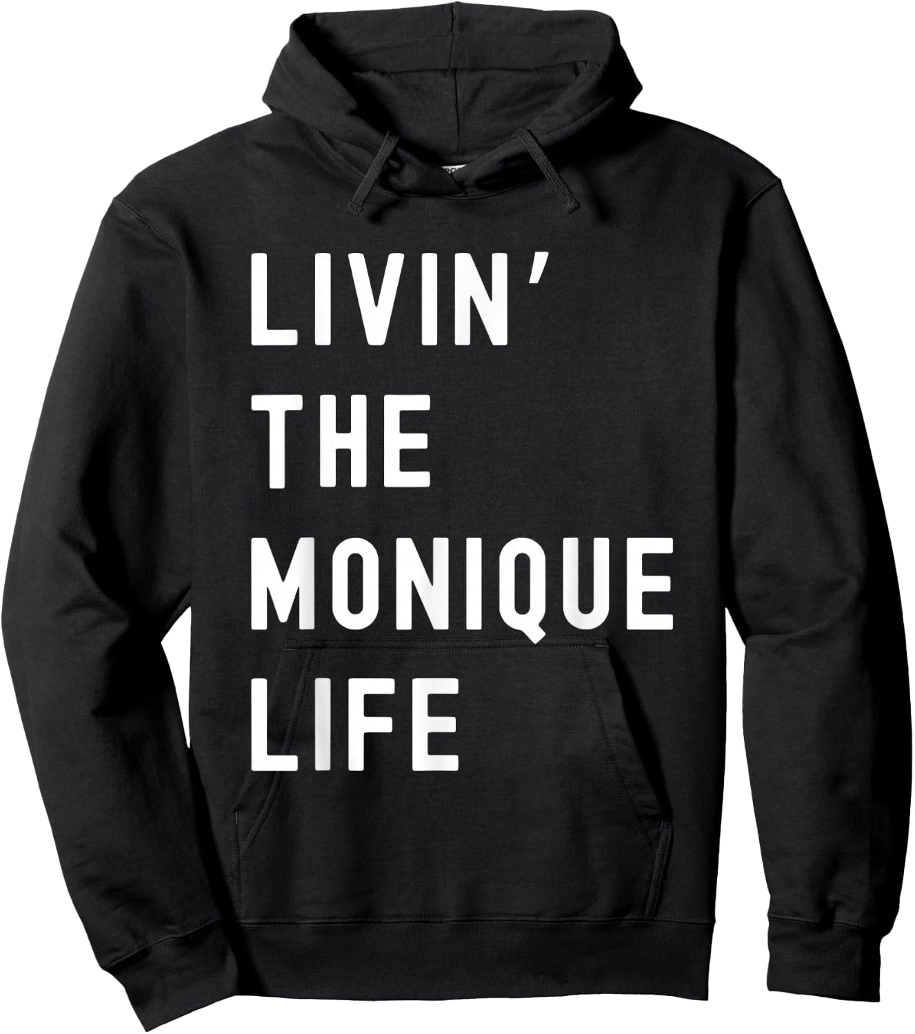 Monique Living The Monique Life Name Hoodie - Hoodie | Black