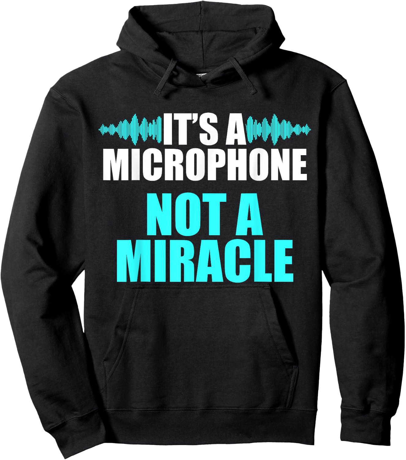Church Sound Guy Microphone Audio Tech Engineer Hoodie - Hoodie | Black