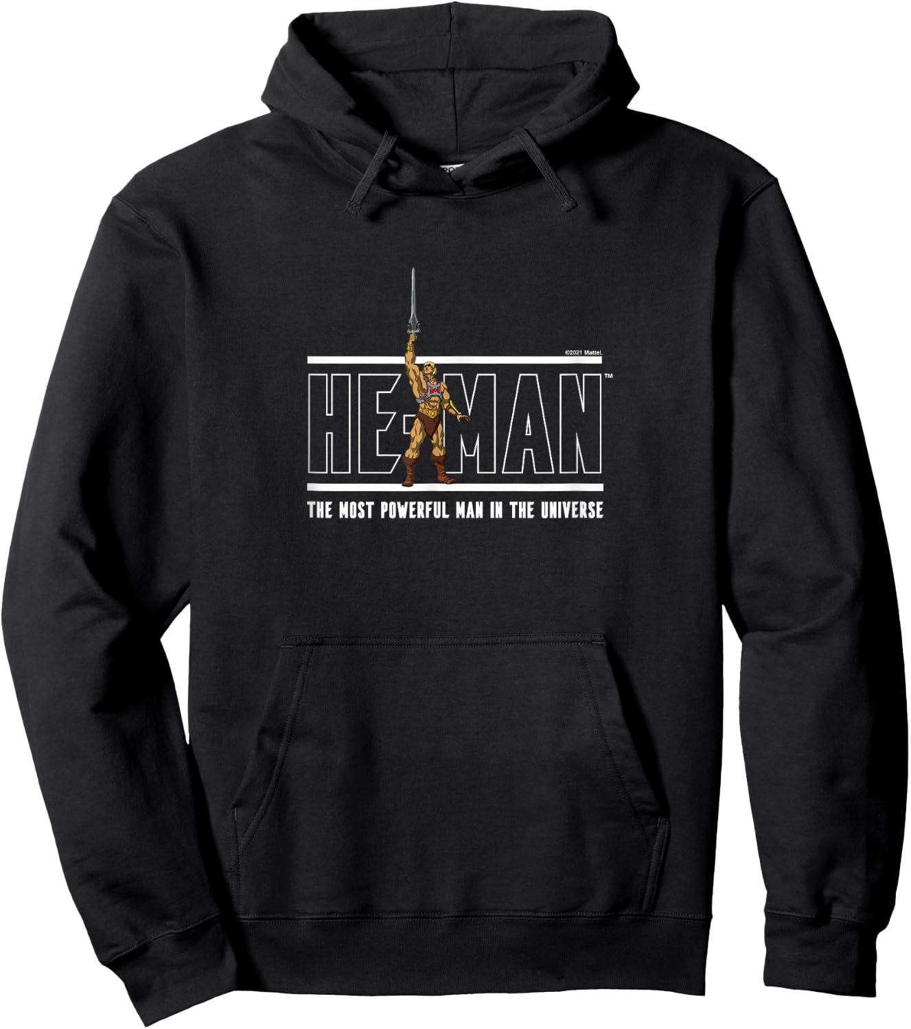 Heman The Mightiest Man of the Universe , black Hoodie - Hoodie | Black