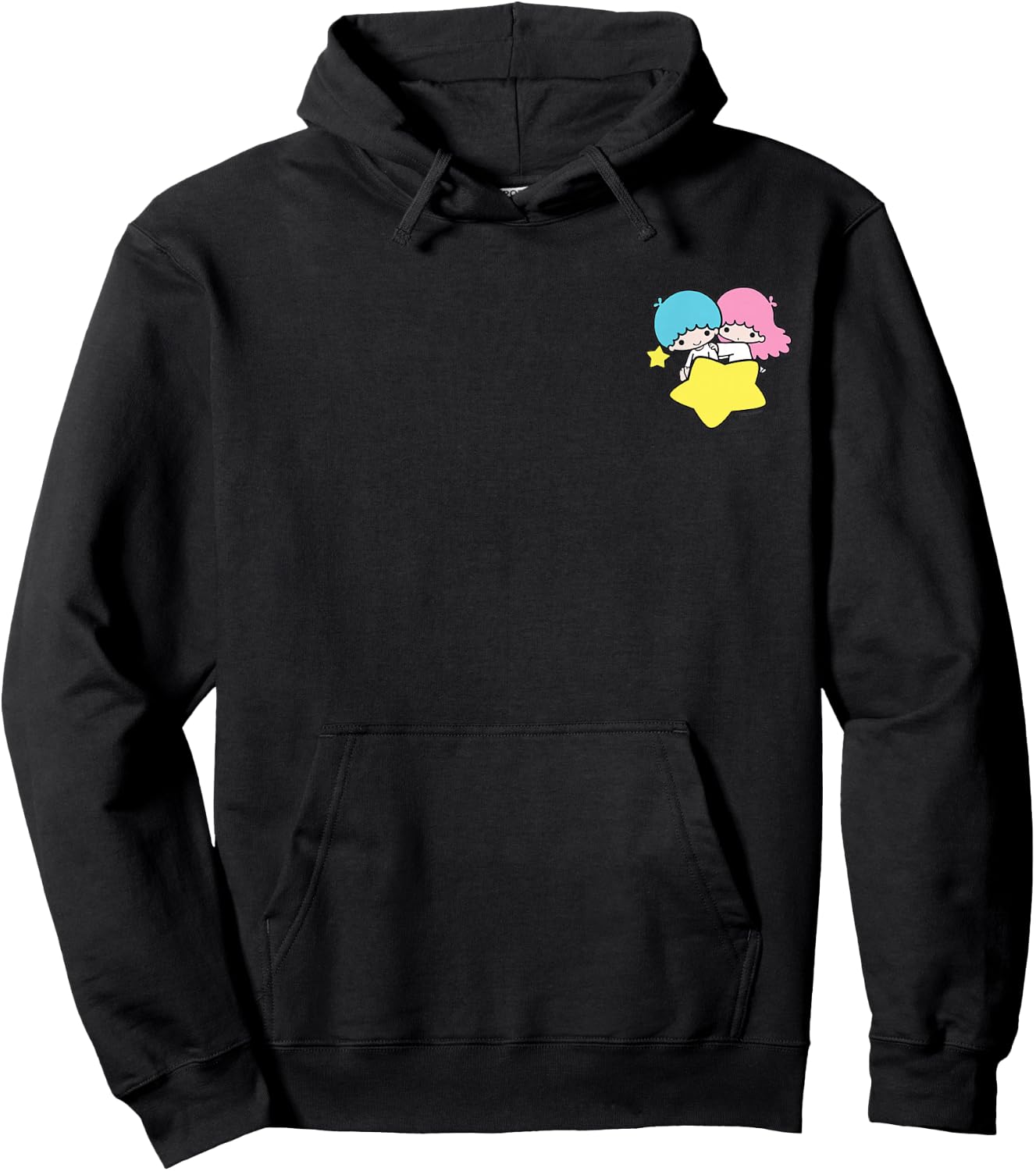 Little Twin Stars Dream Galaxy Pocket Hoodie - Hoodie | Black