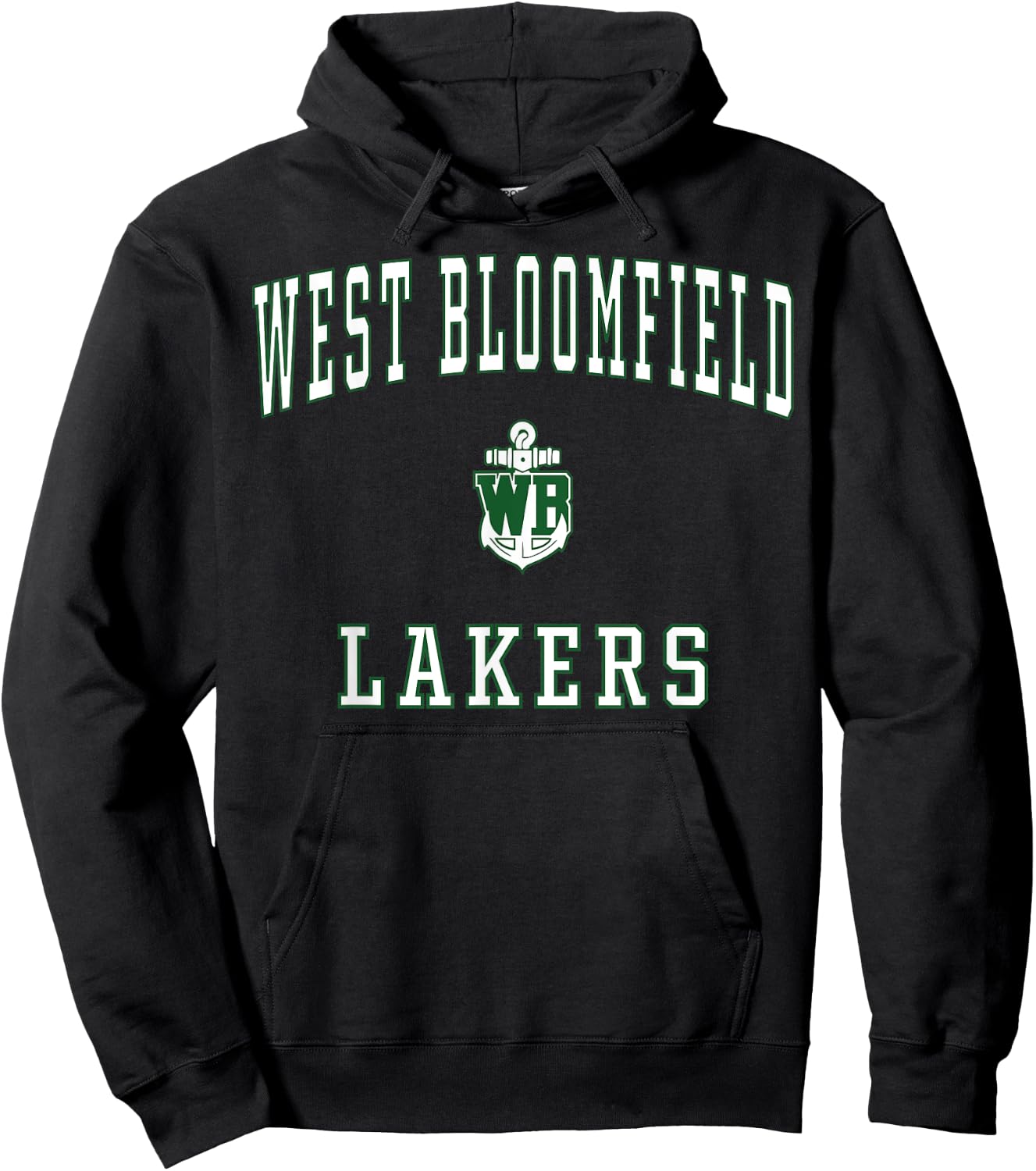 West Bloomfield High School Lakers Hoodie - Hoodie | Black