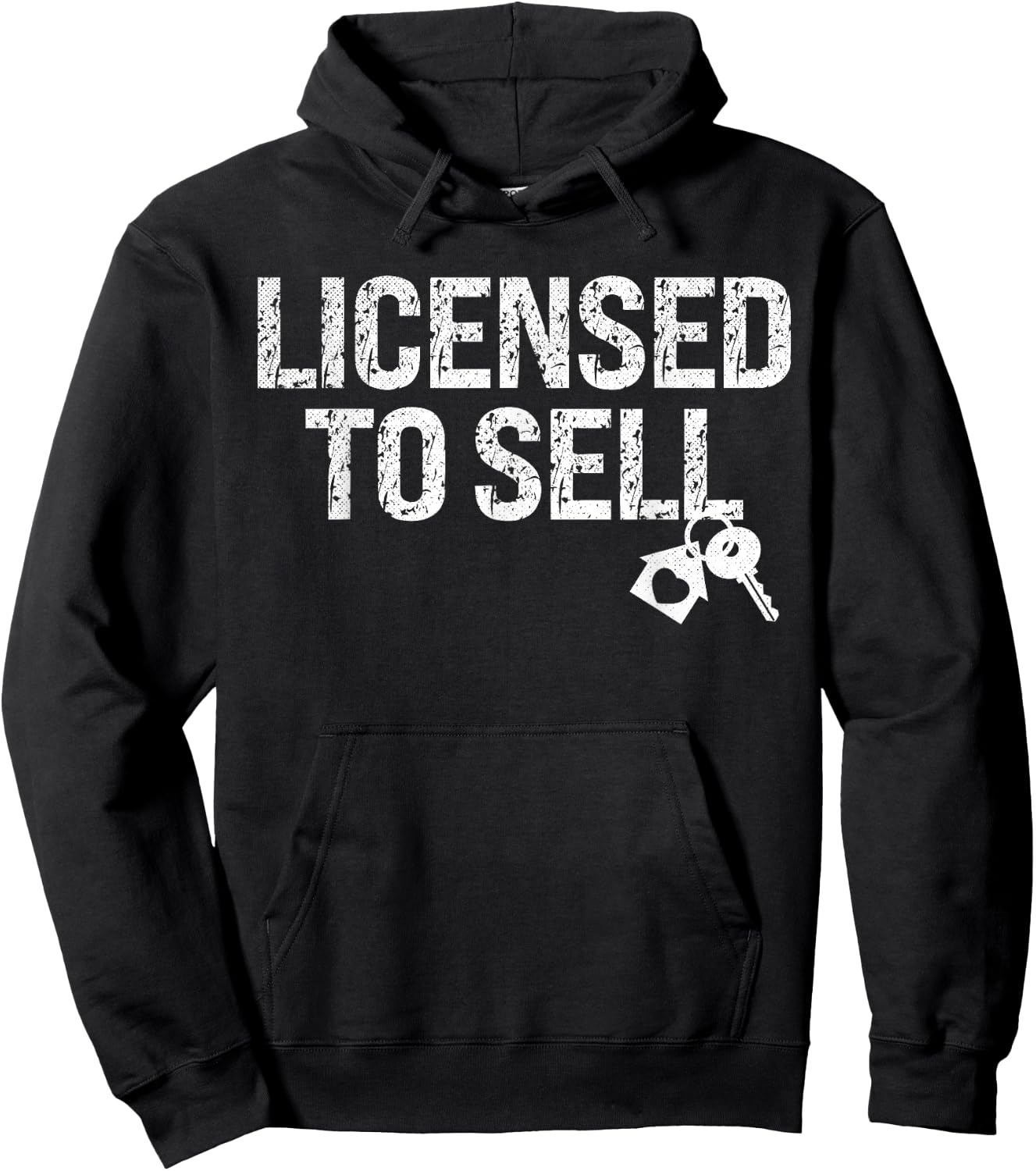 Licensed To Sell Realtor Ask Me About Real Estate Agent Hoodie - Hoodie | Black